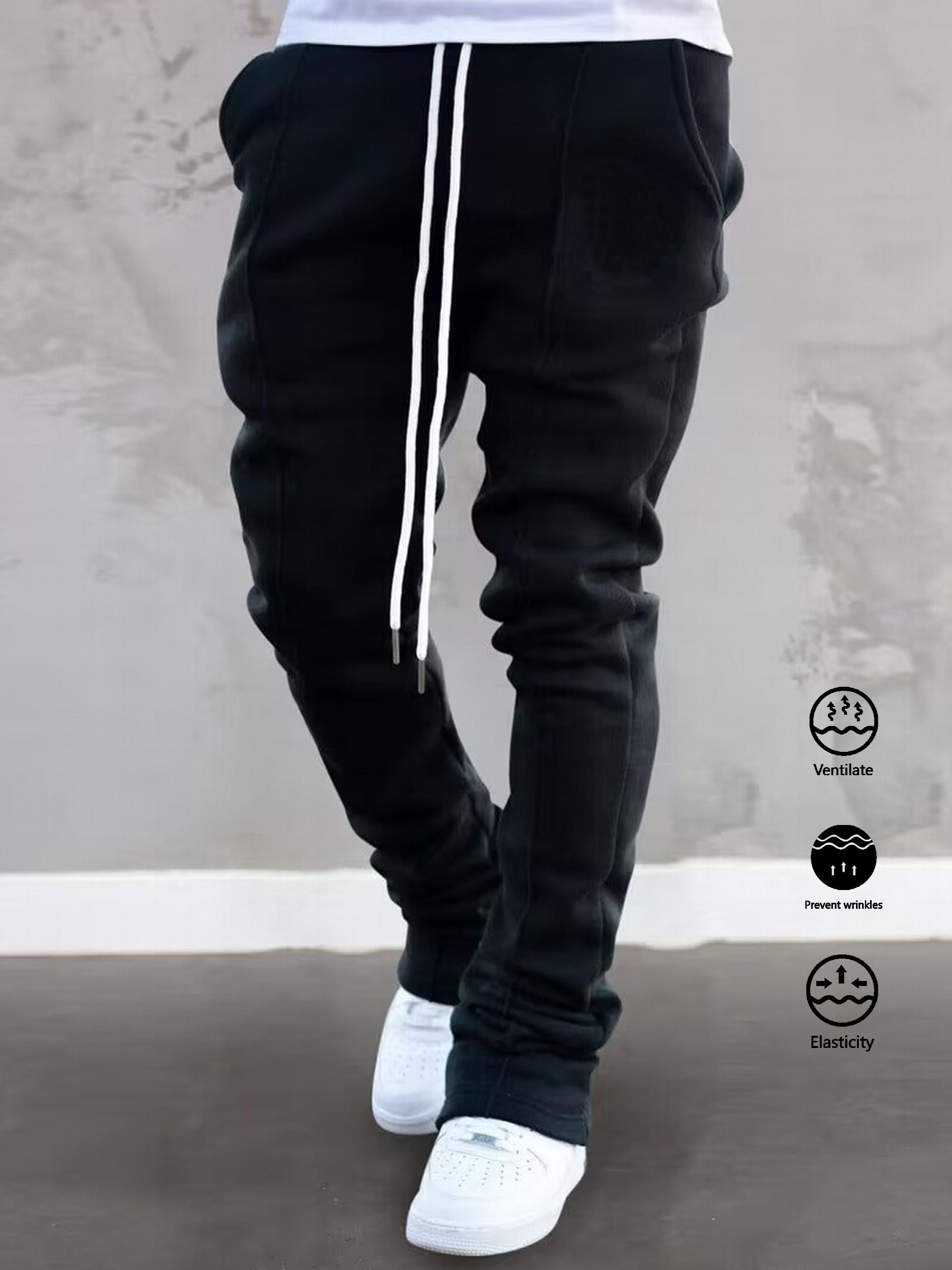 Men's Comfy Breathable Pants Drawstring Hip Hop Clothing