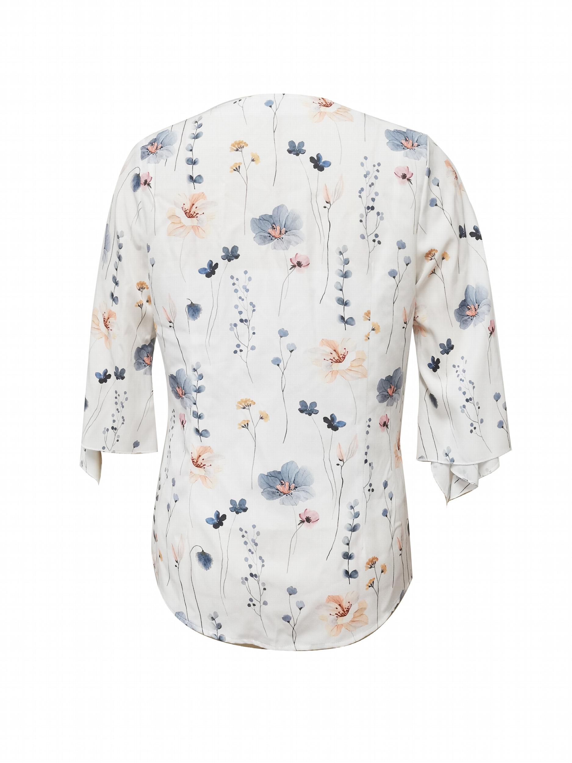 Floral Print Cardigan & Solid Cami Top Set