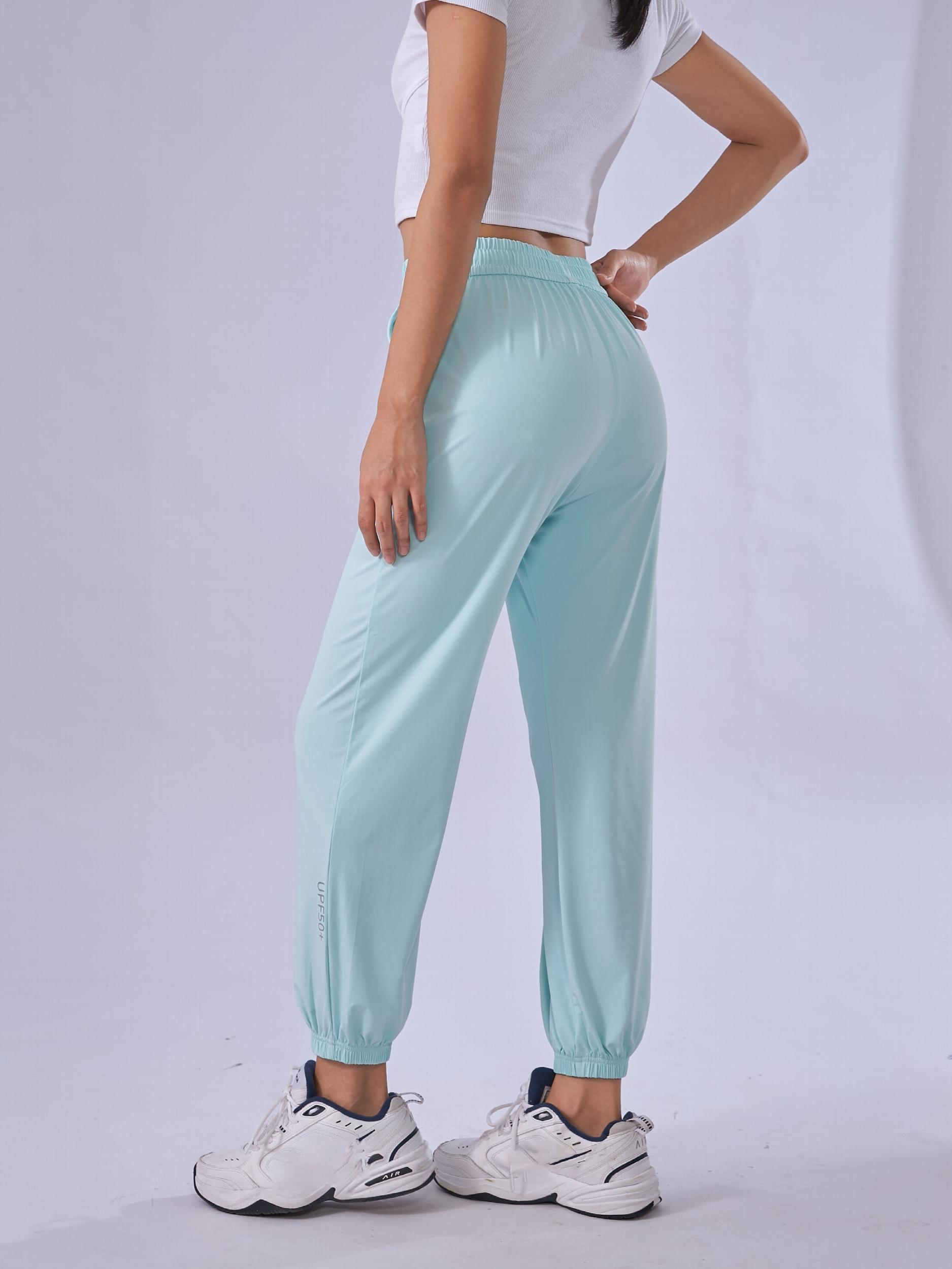Women's UPF50 Drawstring Sports Pants Moisture Wicking Activewear