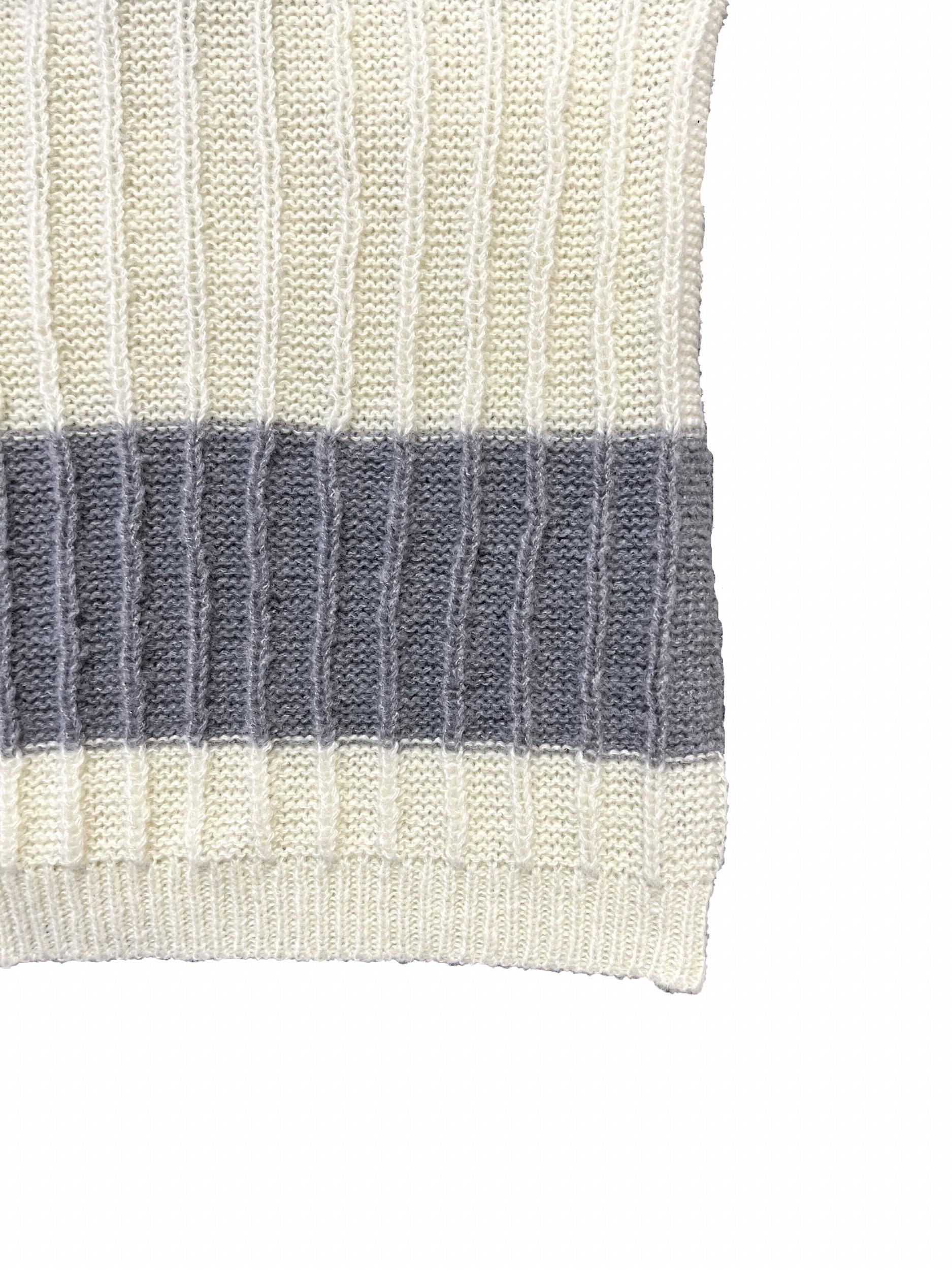Colorblock Ribbed Knit Long Sleeve Open Front Sweater Cardigan