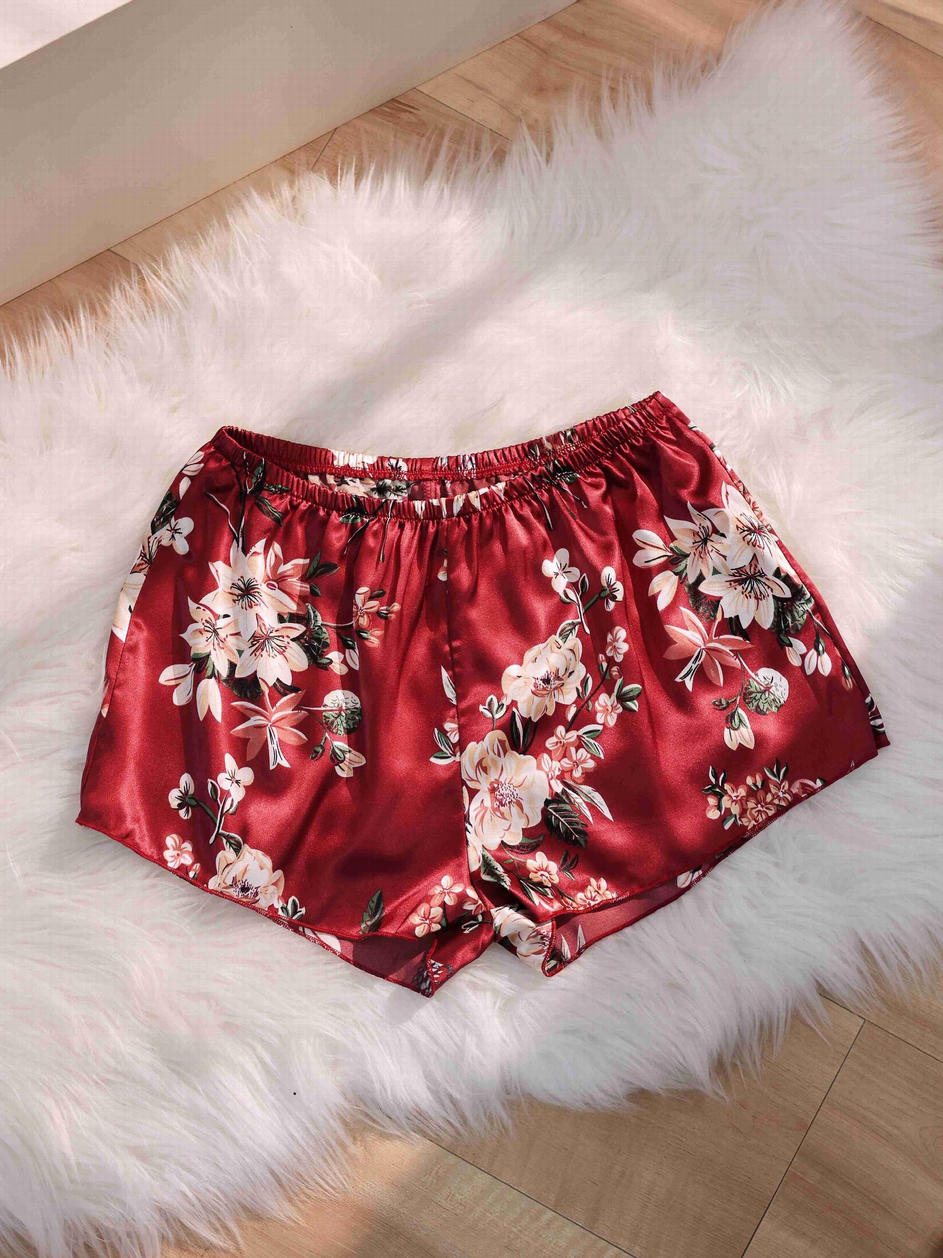Floral Print Soft & Comfy Women's Pajama Shorts