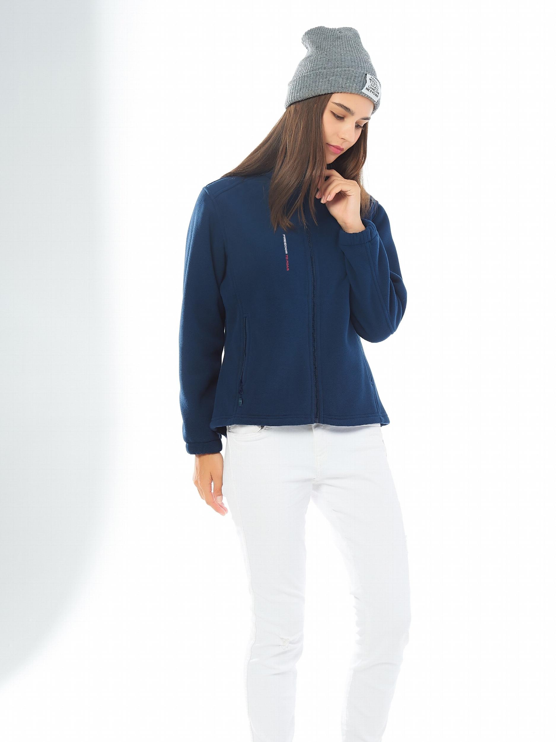 Casual Sweatshirt Jacket Mock Neck Zipper Pockets Sports Coat