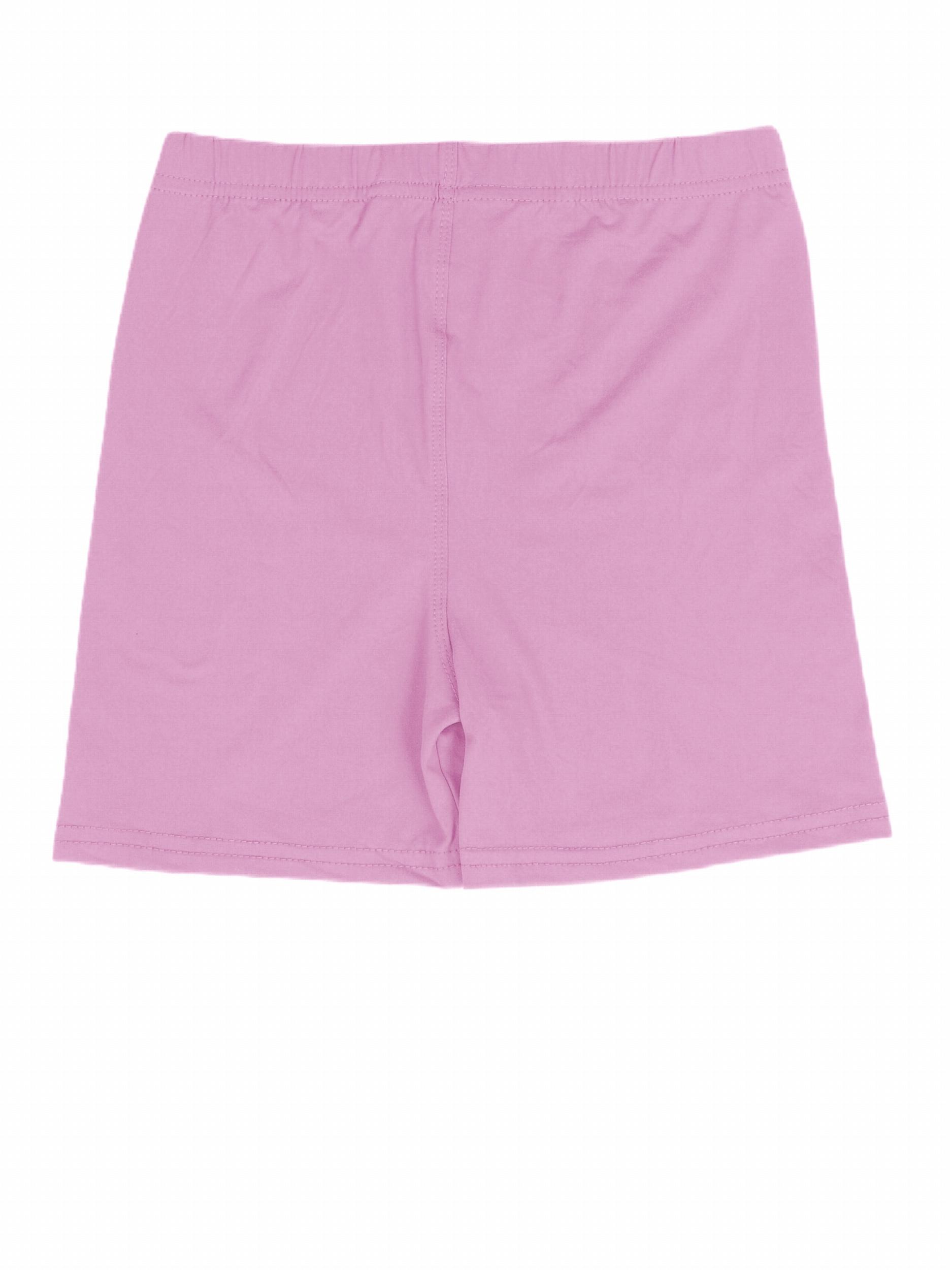 Girls Plain Stretchy Soft Short Leggings