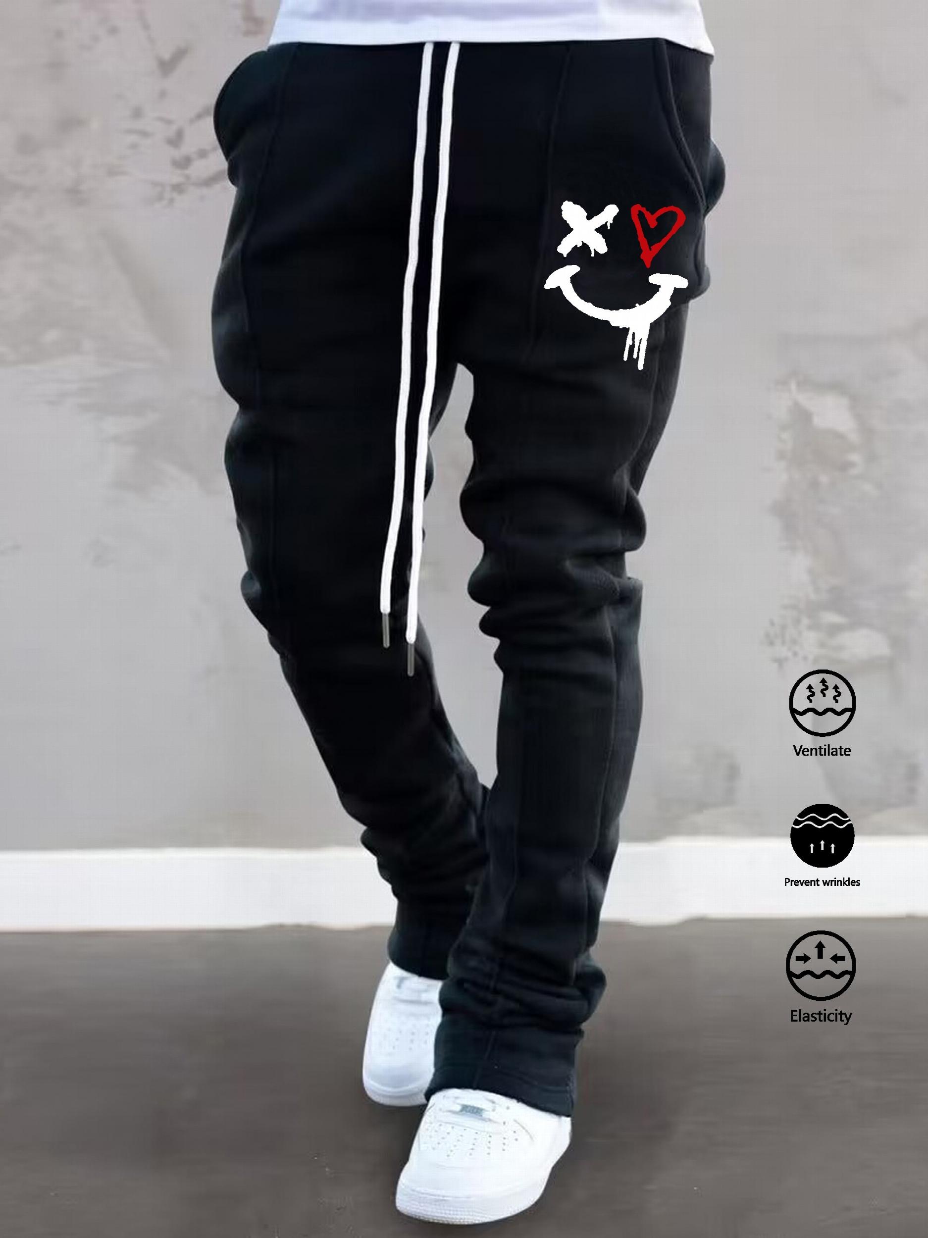 Men's Comfy Breathable Pants Drawstring Hip Hop Clothing