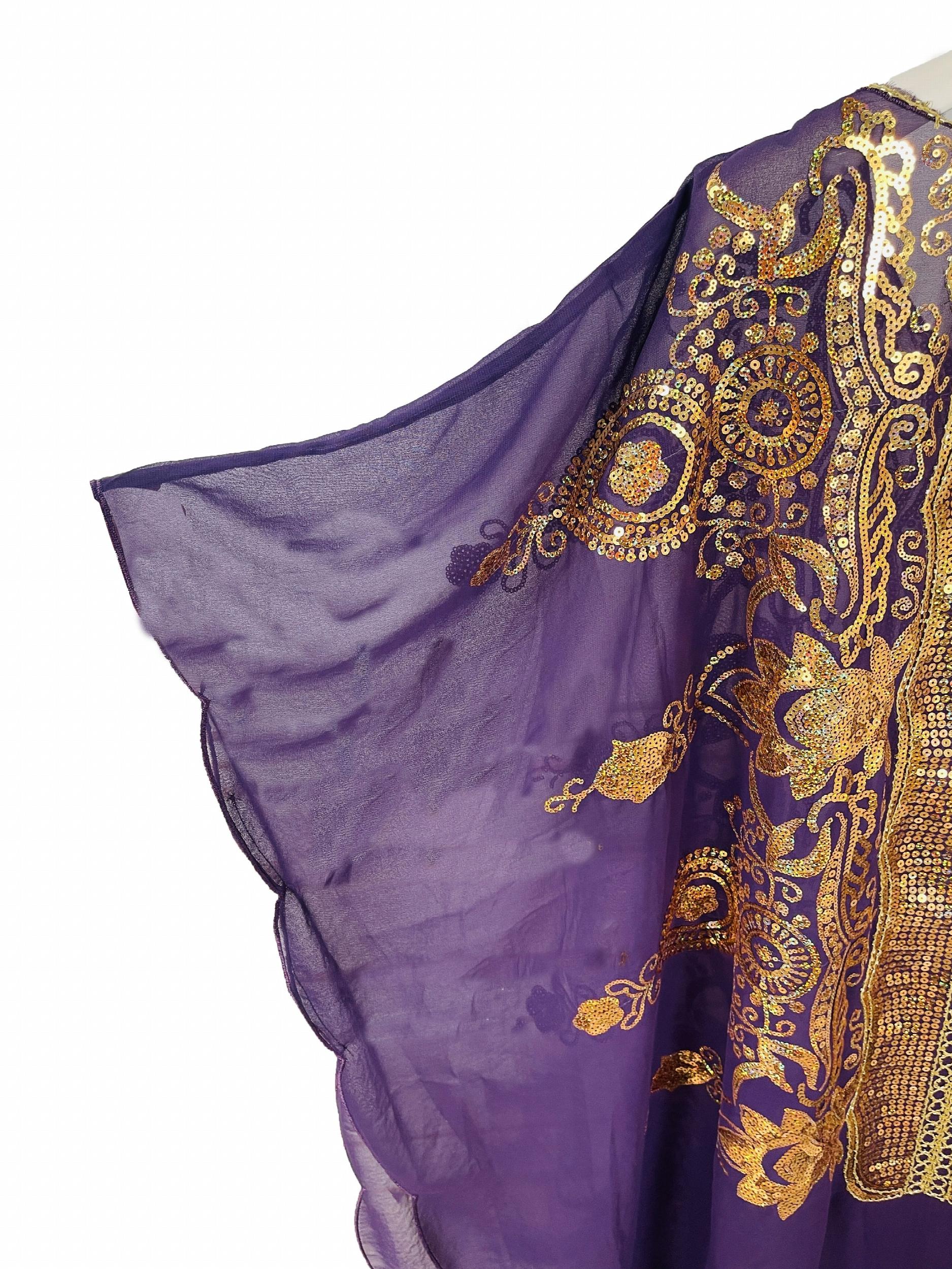 Women's African Sequin Embroidered Dashiki Dress