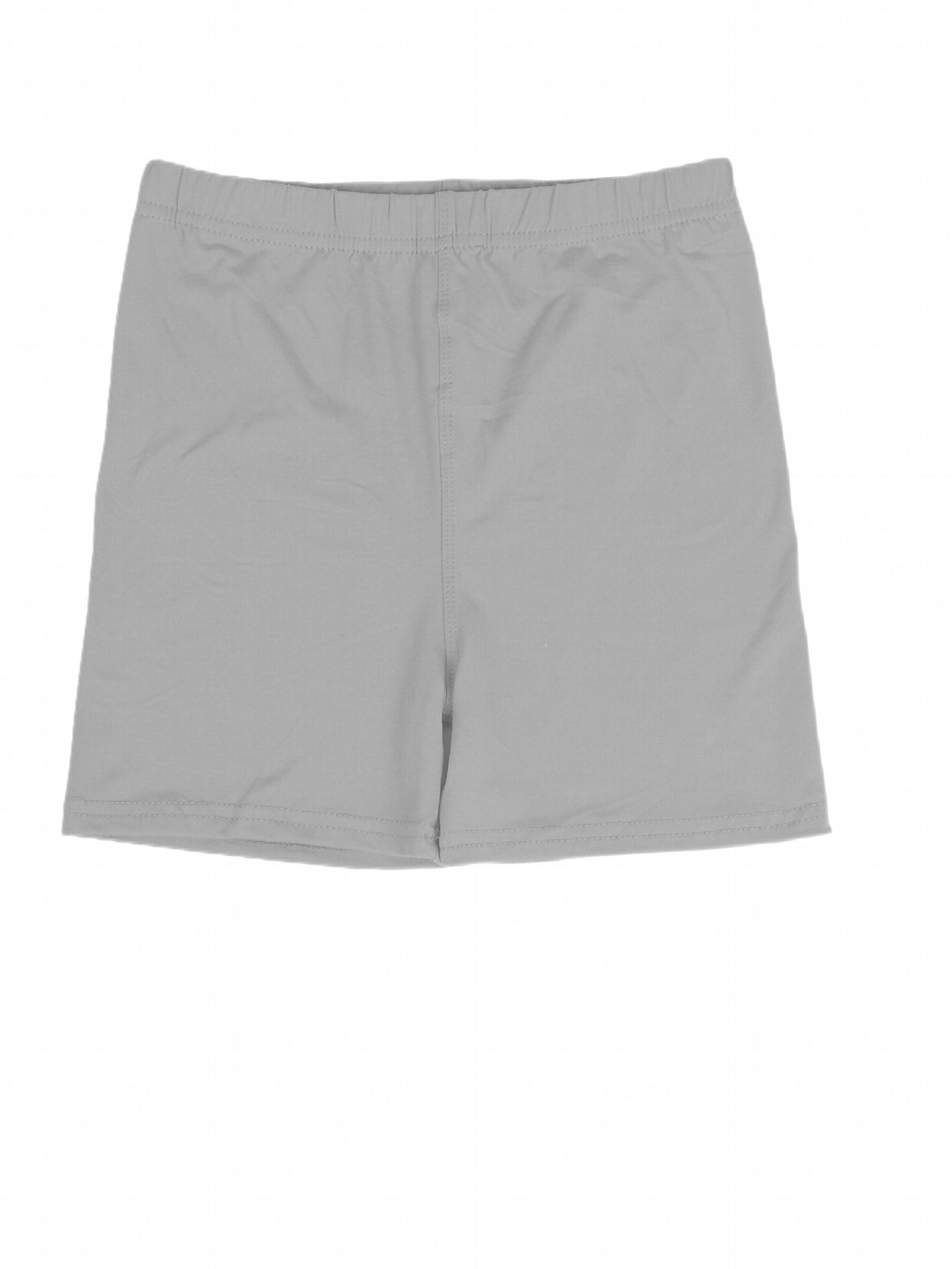 Girls Plain Stretchy Soft Short Leggings