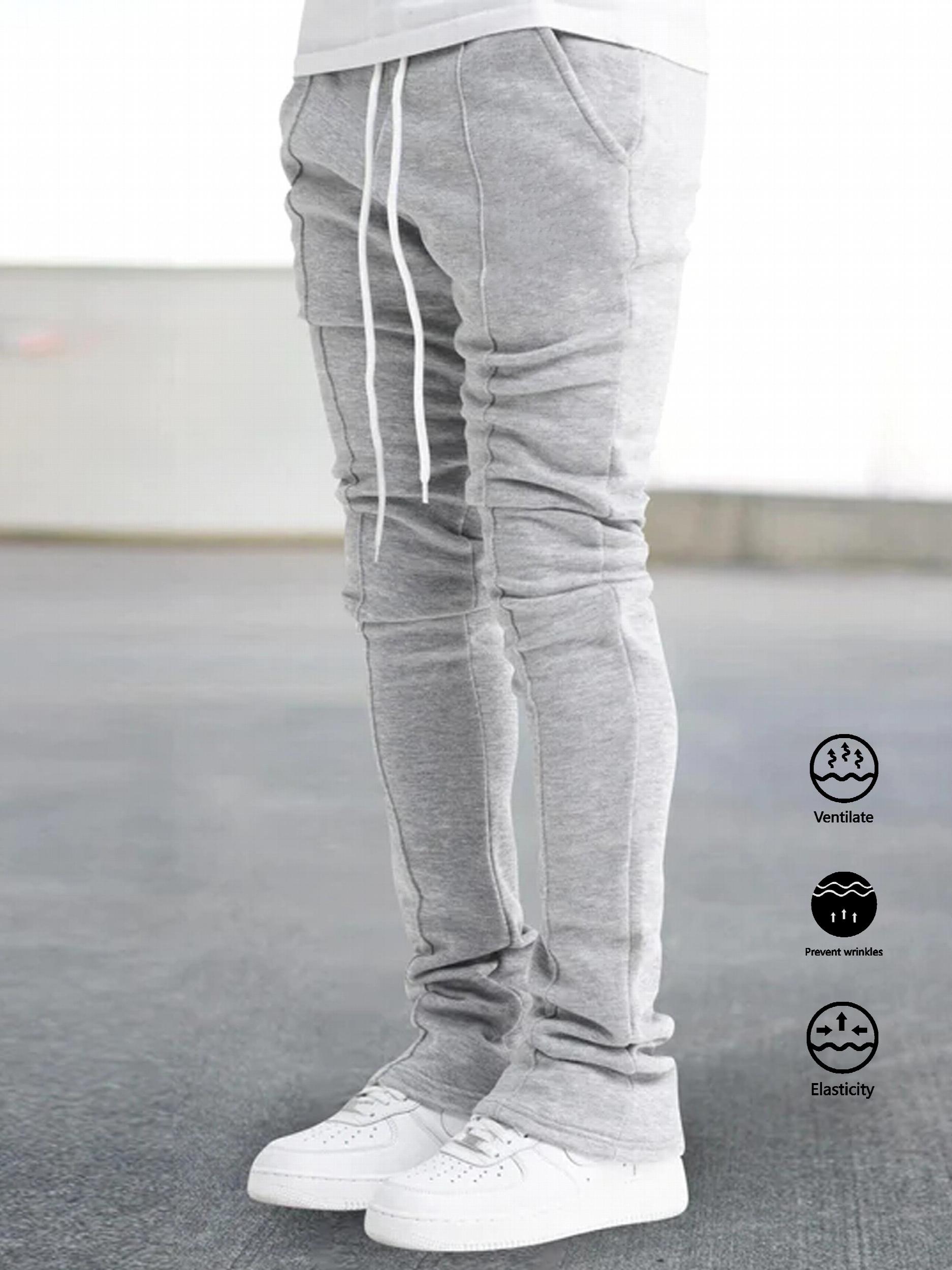 Men's Comfy Breathable Pants Drawstring Hip Hop Clothing
