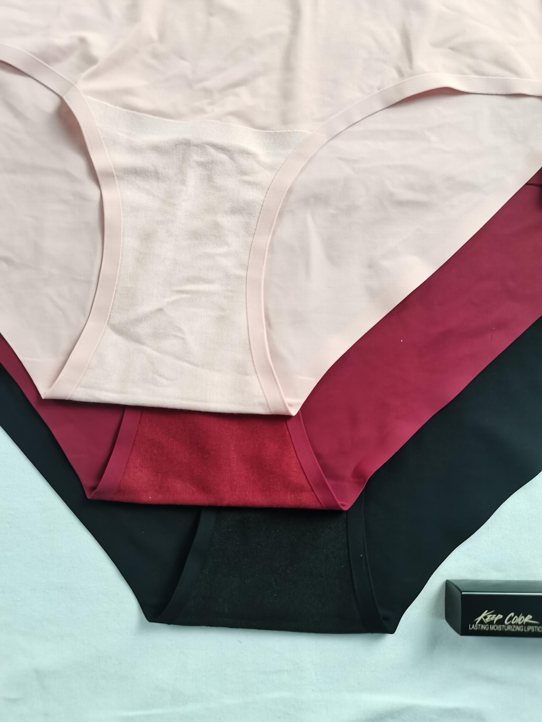 3 Pack Plus Size Seamless High Rise Briefs Set