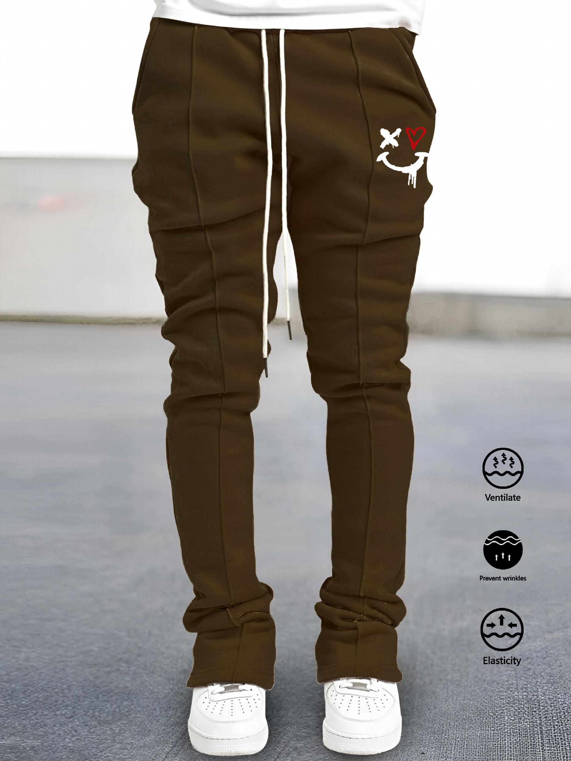 Men's Comfy Breathable Pants Drawstring Hip Hop Clothing