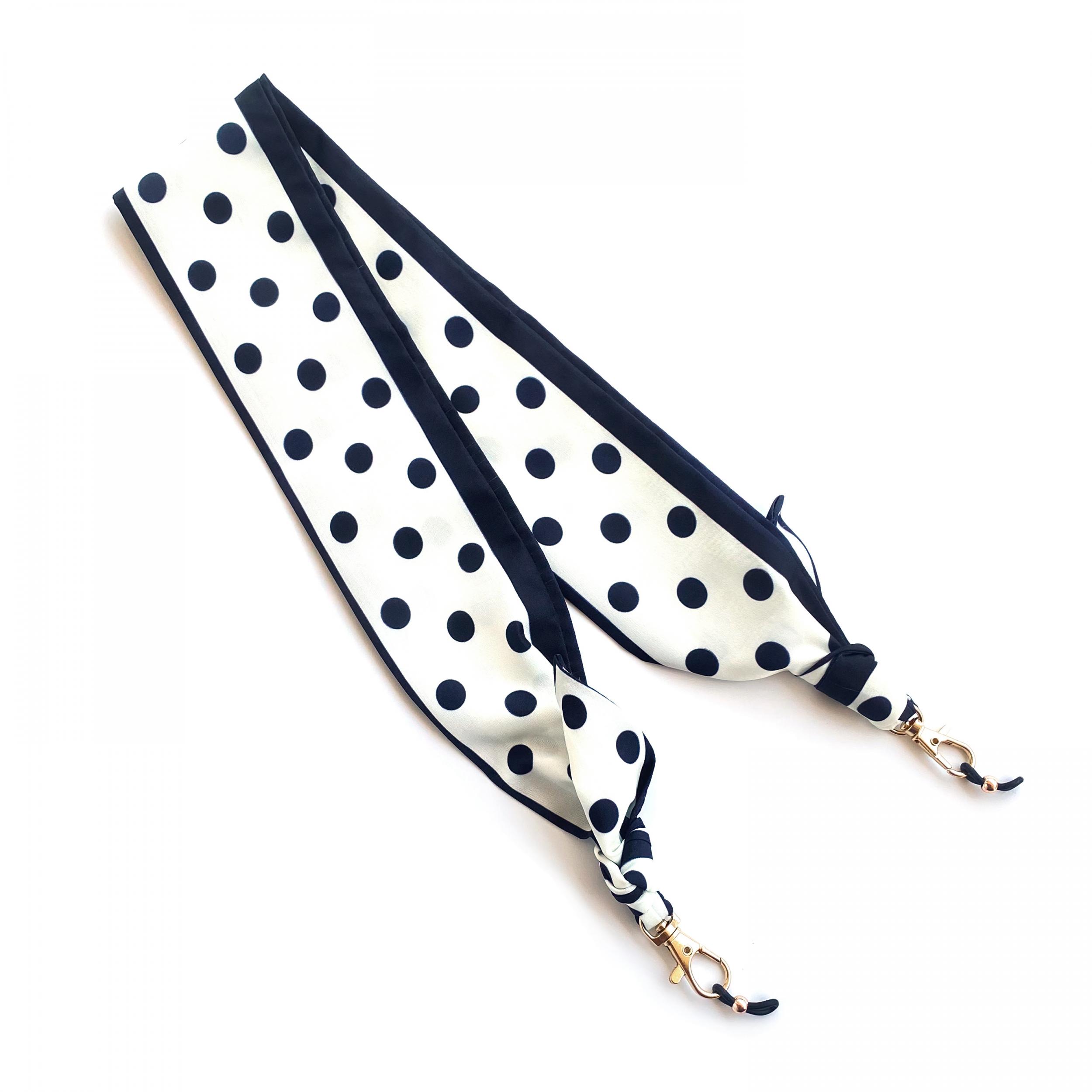 Boho Printed Scarf Glasses Chain, Windproof Neck Strap