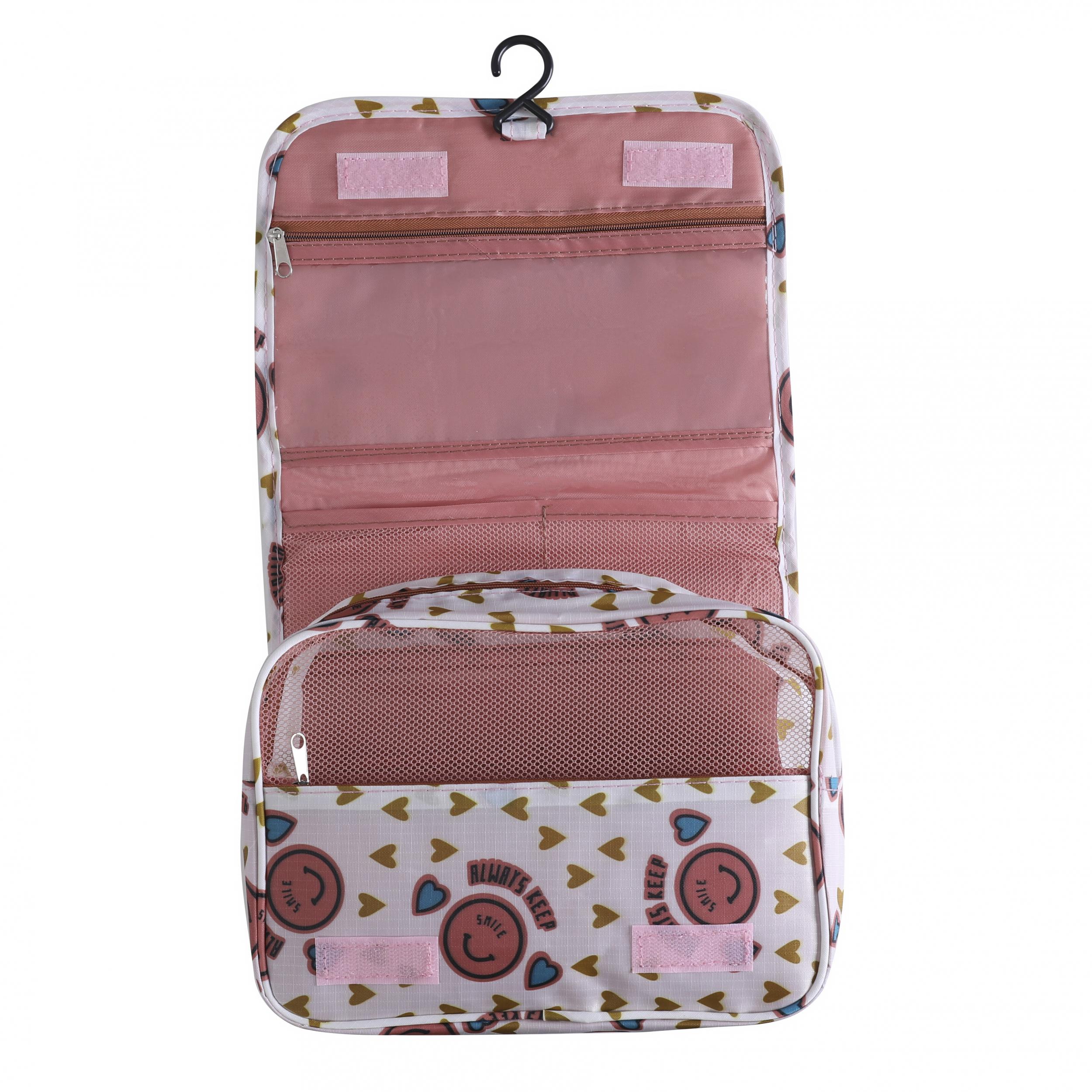 Portable Hanging Toiletry Bag with Hook Travel Storage Bag
