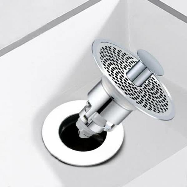Stainless Steel Pop Up Drain Filter Universal Sink Stopper