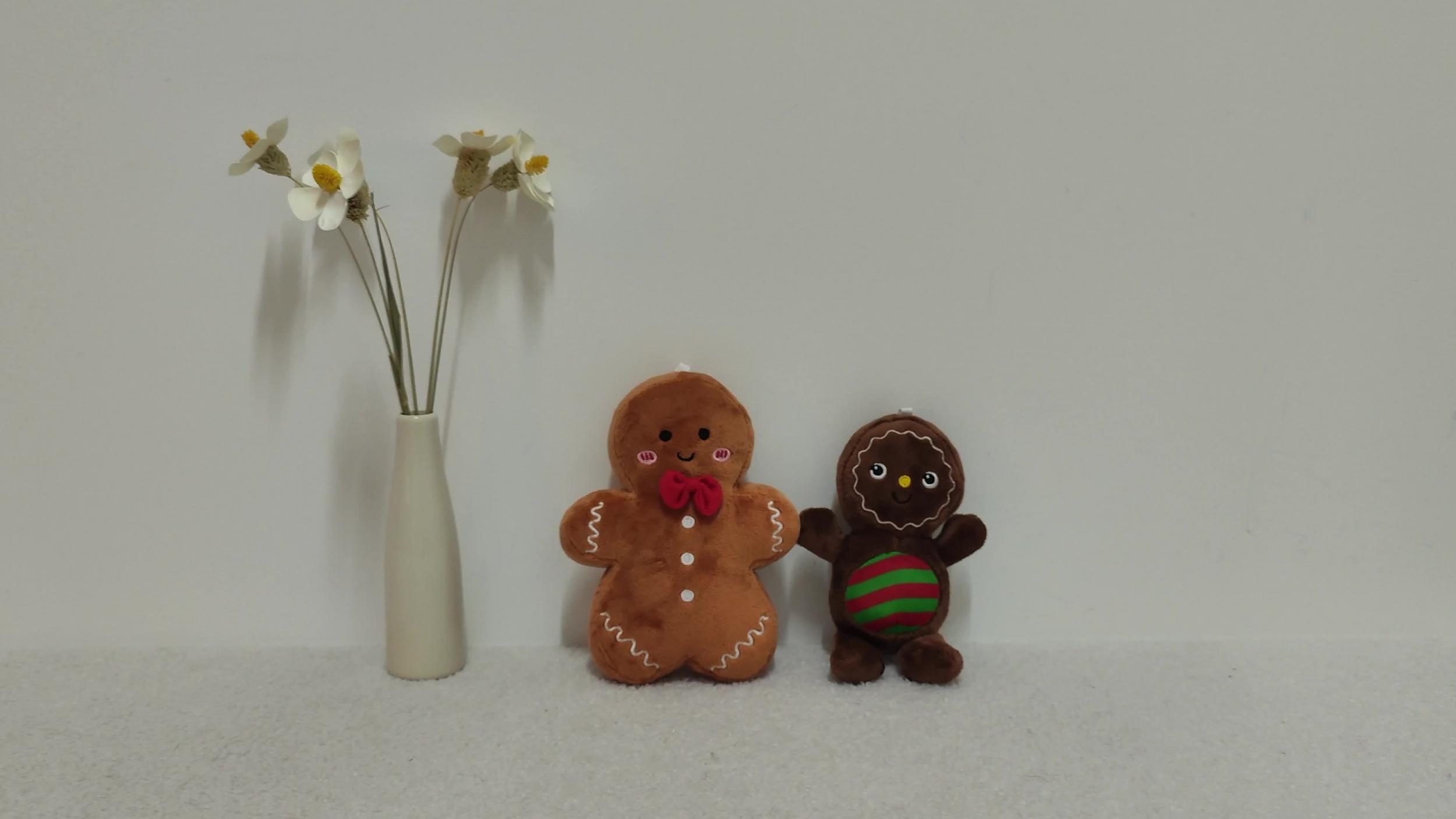 6" Gingerbread Man Toy Plush Stuffed Doll Christmas Tree Decoration