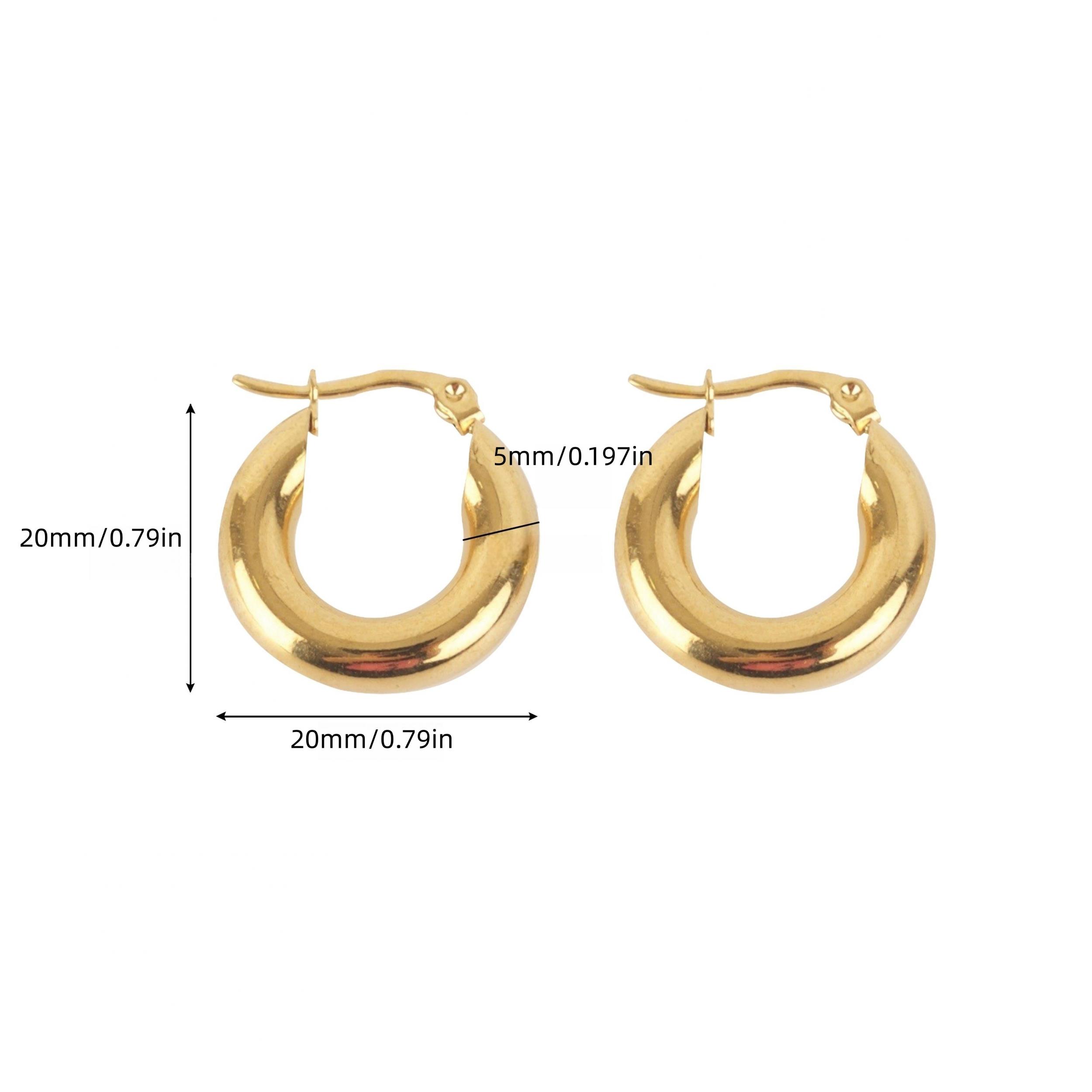Men's Vintage Hoop Earrings