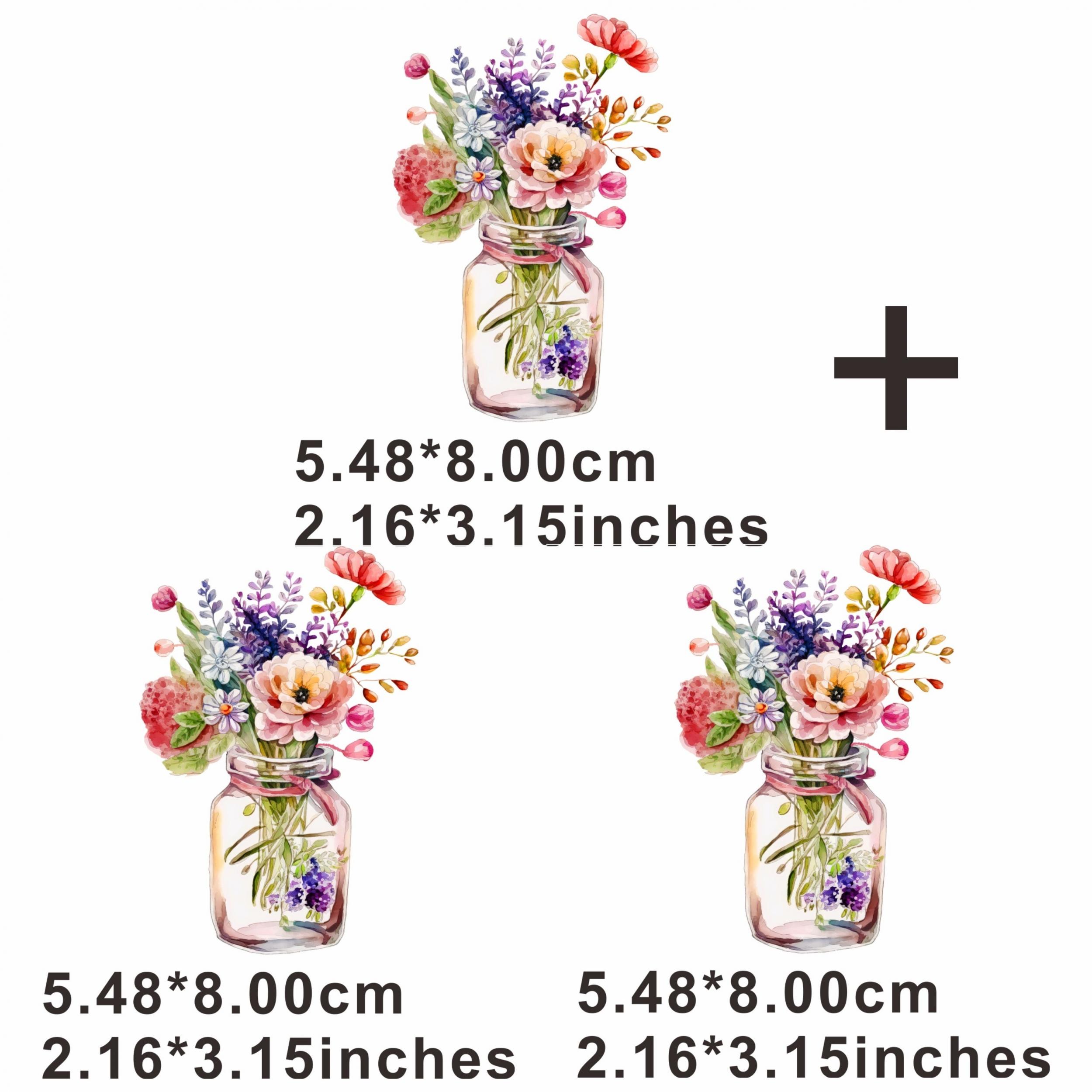 Creative Hand-Painted Hot Transfer Stickers for Clothing