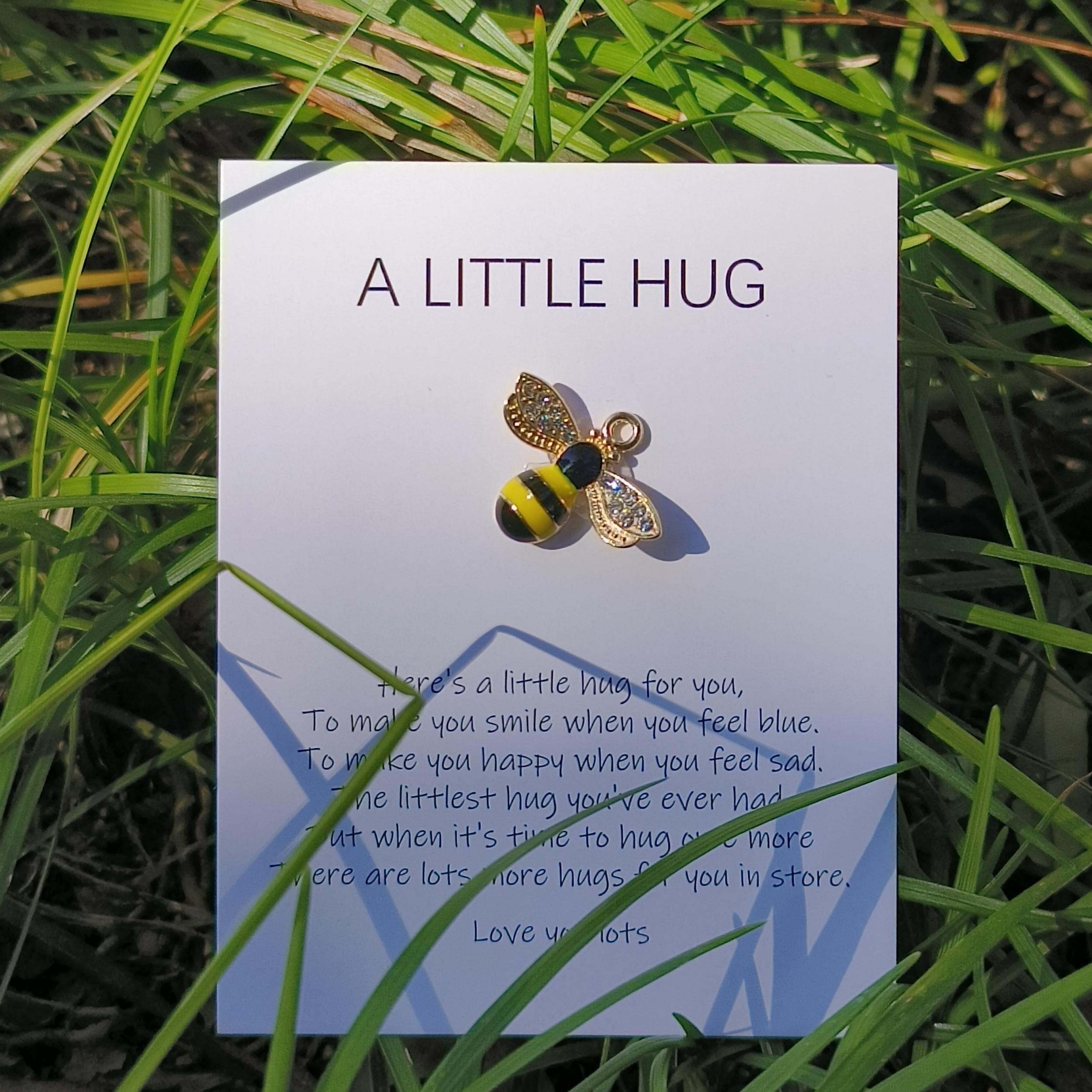Bee Happy Pocket Hug Positivity Encouragement Gift
