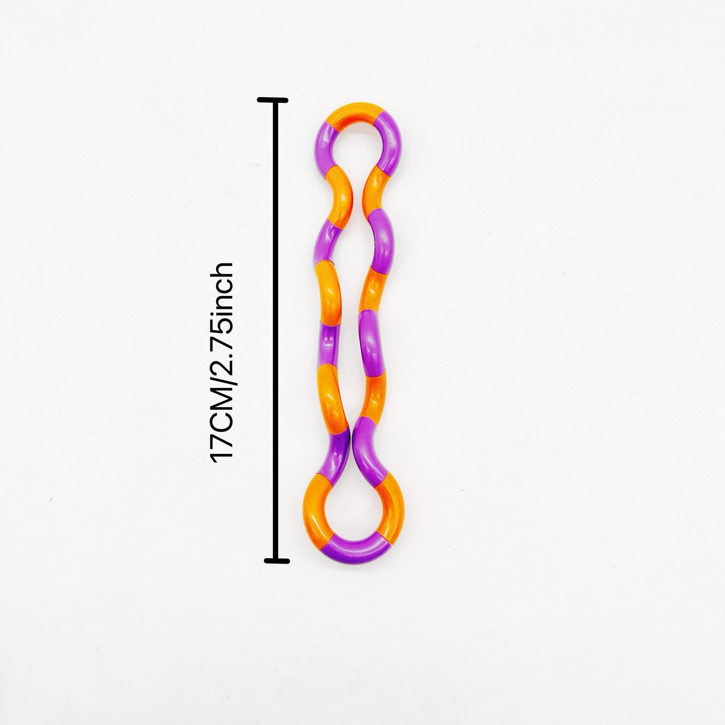 5pcs Variety Twisting Rope Ring Winding Finger Music Decompression Toy