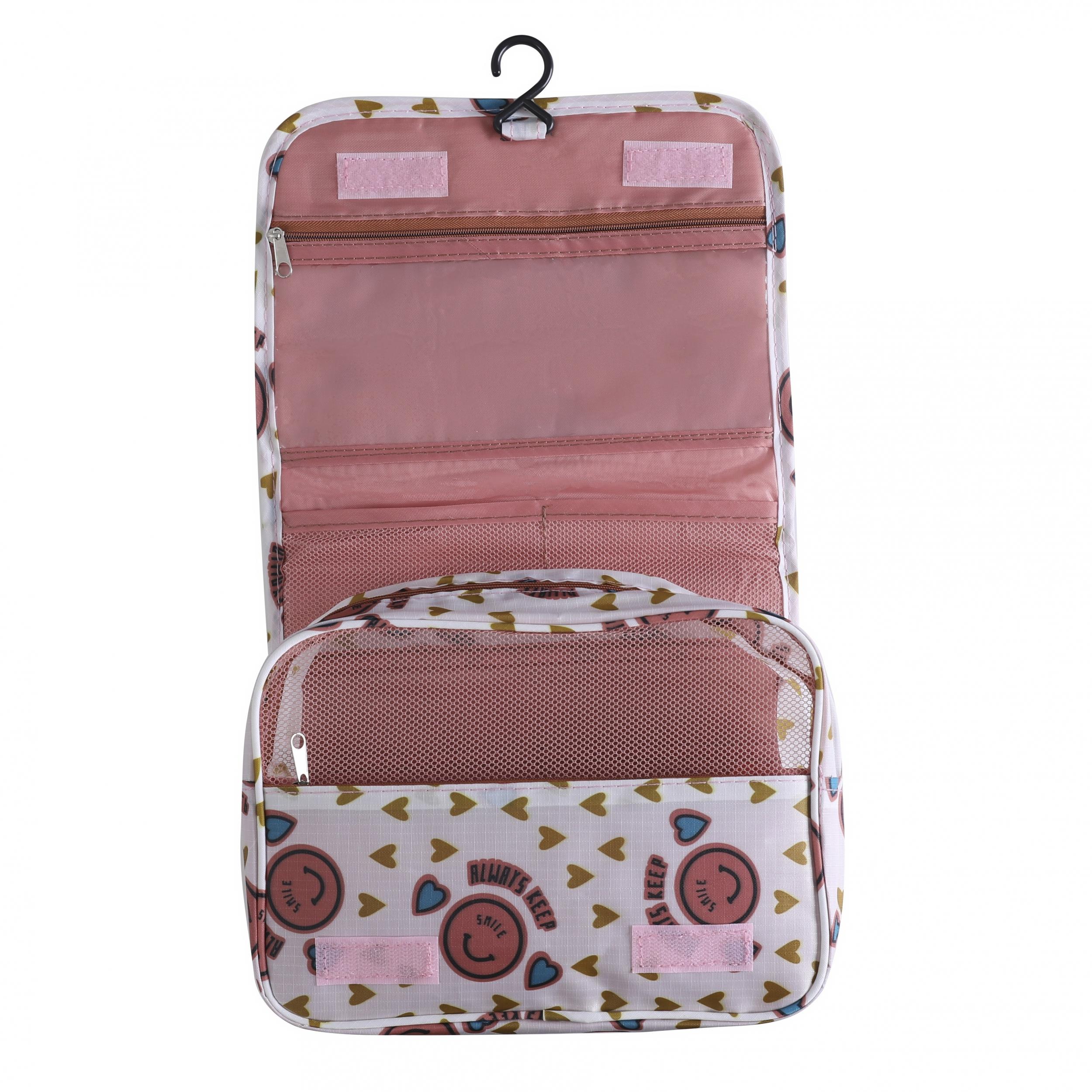 Portable Hanging Toiletry Bag with Hook Travel Storage Bag