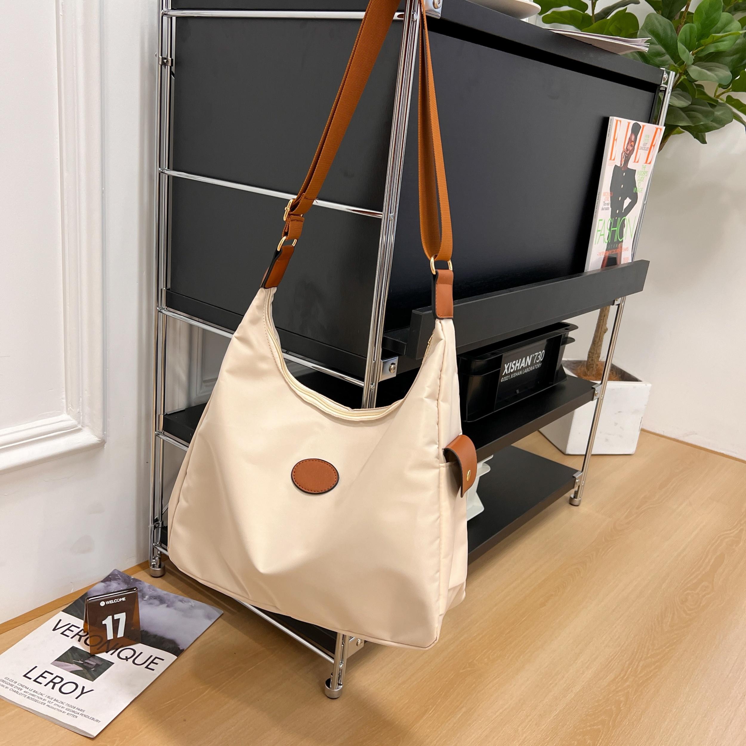 Vintage Hobo Bag Large Capacity Nylon Crossbody Women's Handbag