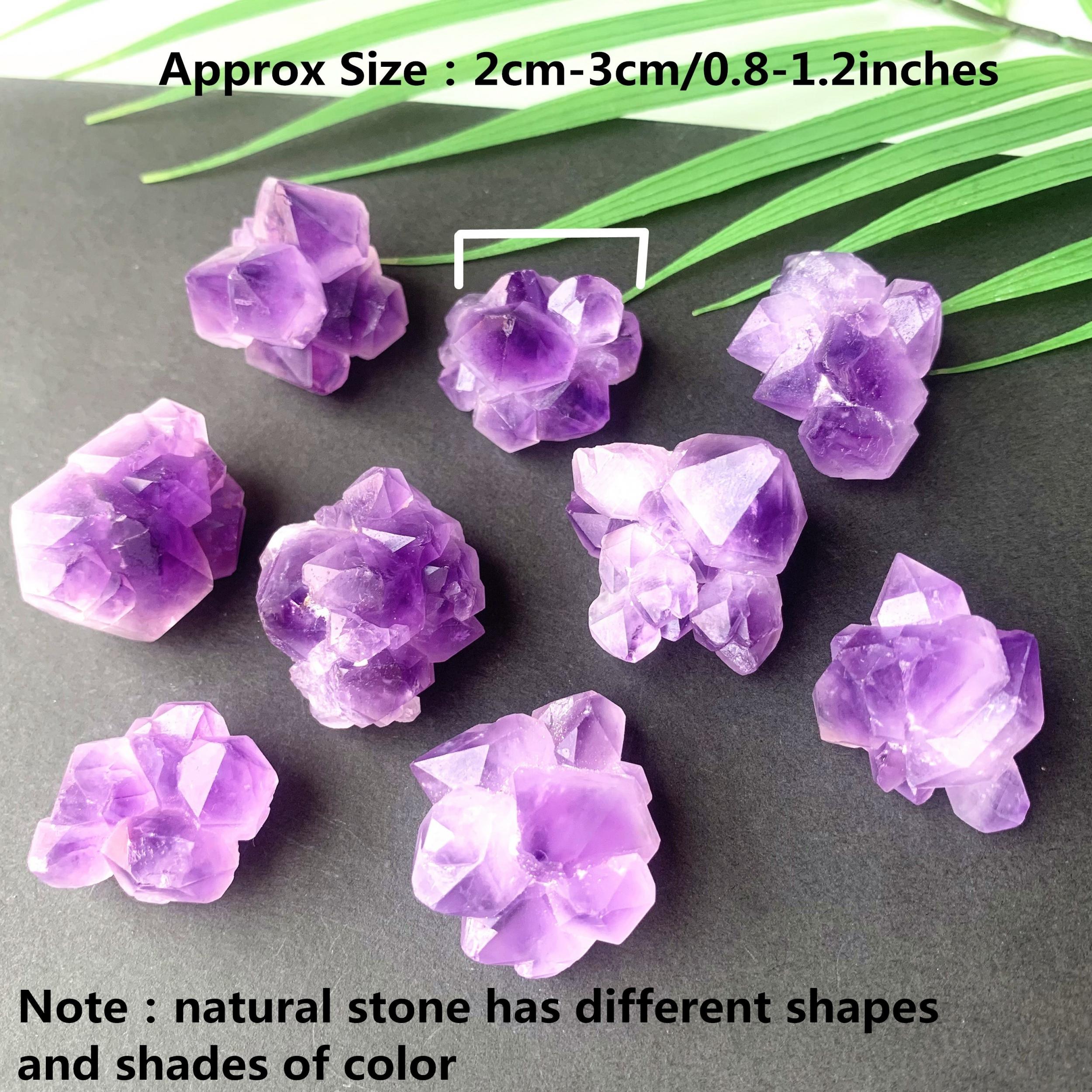 Natural Amethyst Flower Cluster Raw Stone Crystals