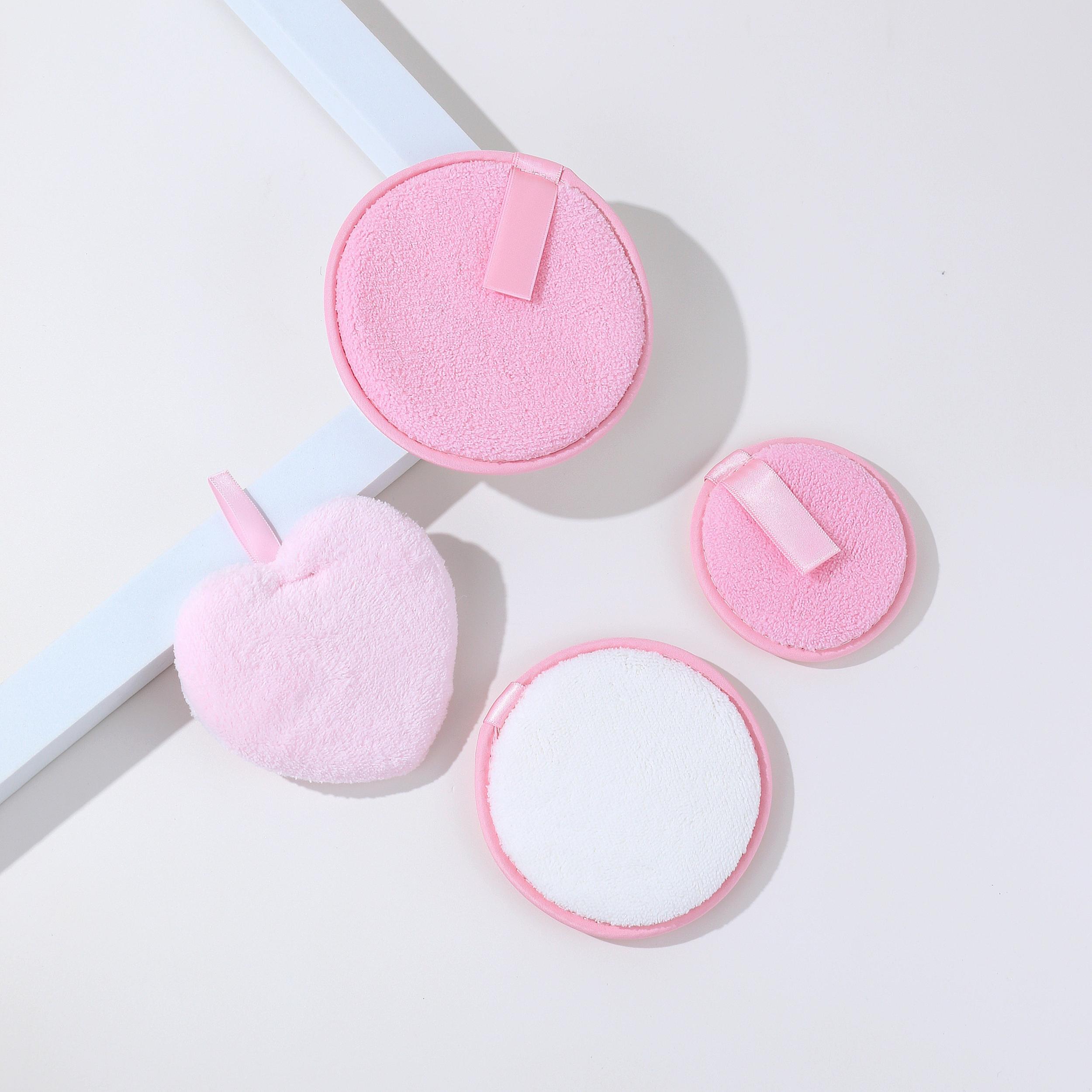 Round Makeup Remover Pad Cleansing Puff - Water Cycle Soft Face Puff