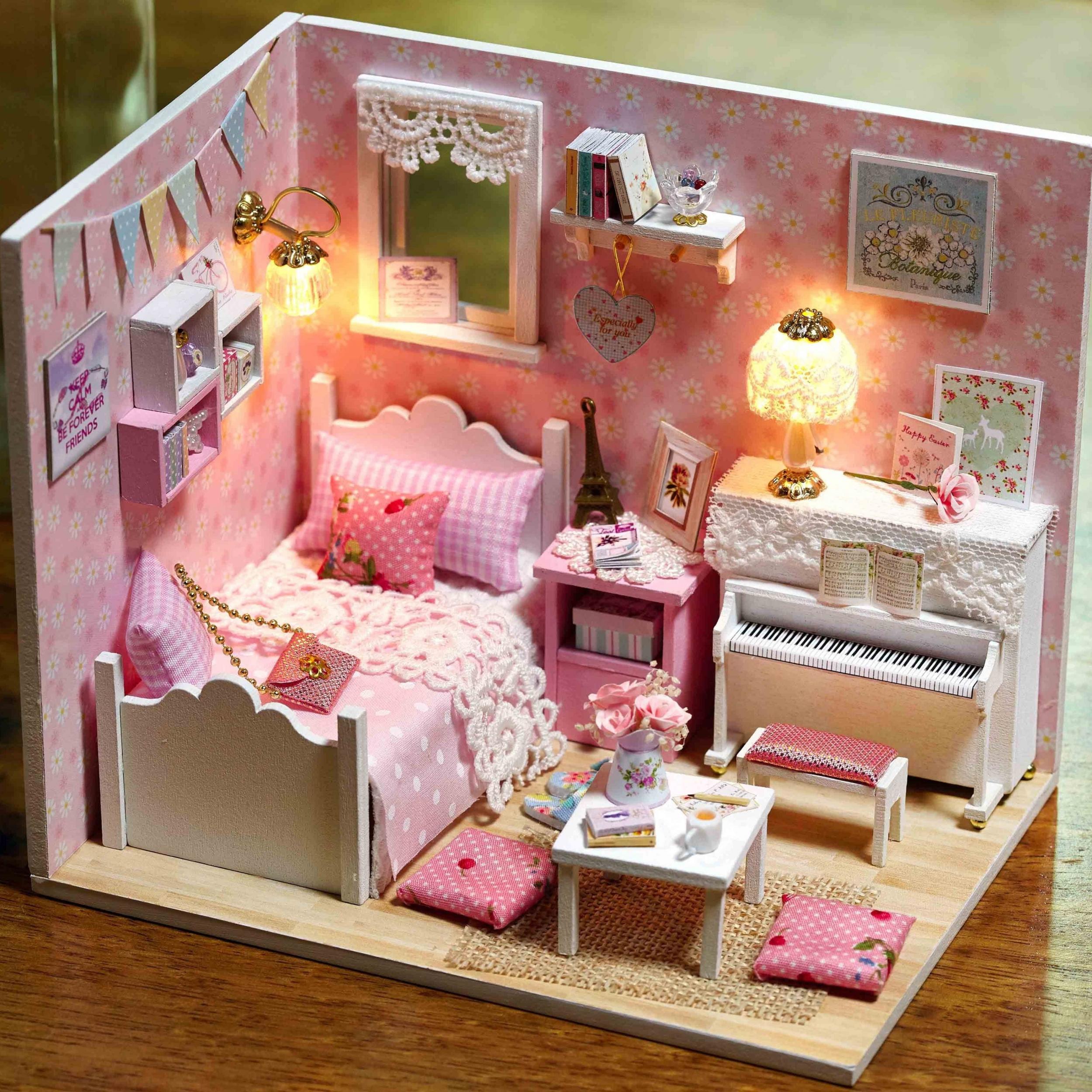 3D Princess Small House Jigsaw Puzzle Educational Toy for Girls