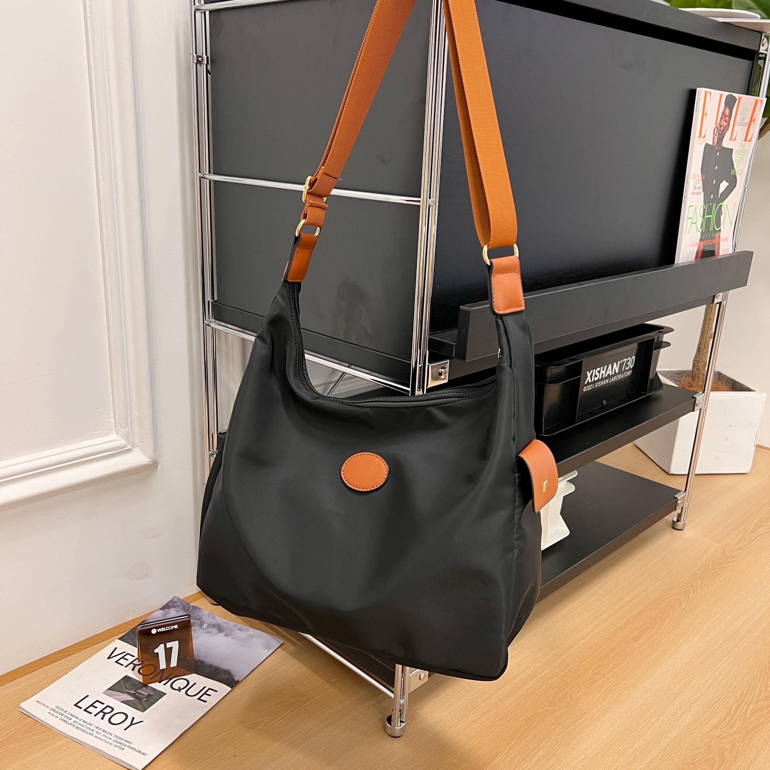 Vintage Hobo Bag Large Capacity Nylon Crossbody Women's Handbag