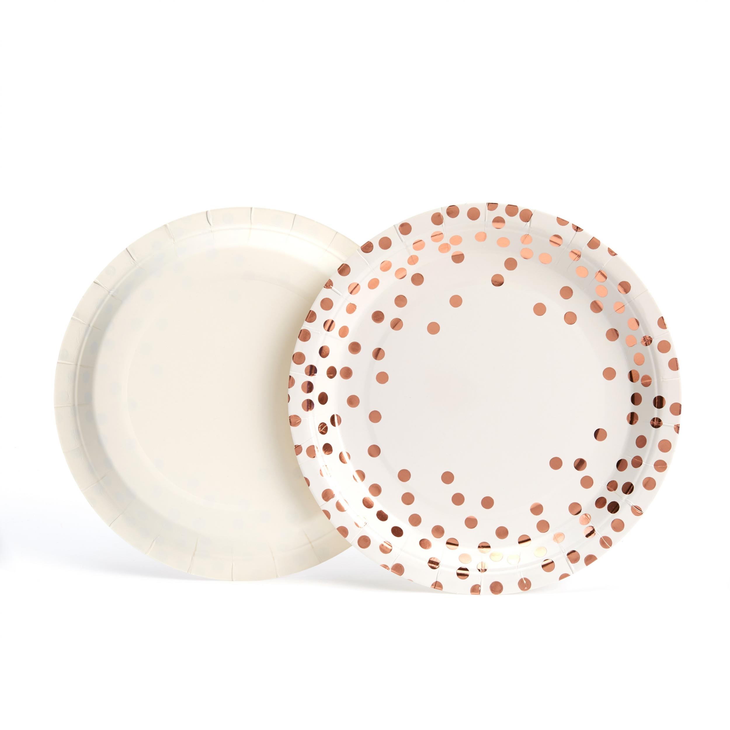 Disposable Party Dinnerware Set with Napkins Cups