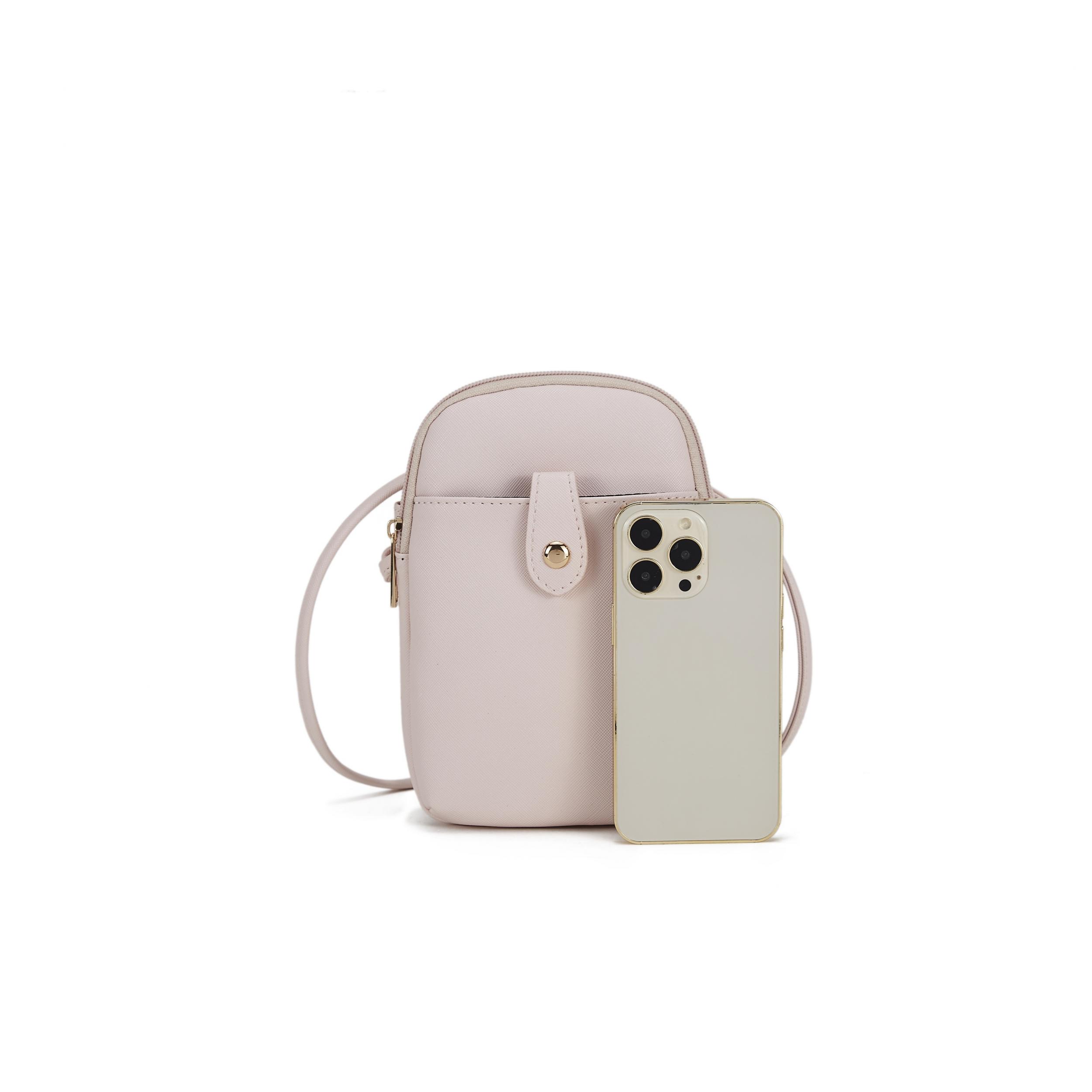 Solid Shoulder Bag Casual All Match Zipper Coin Purse Portable