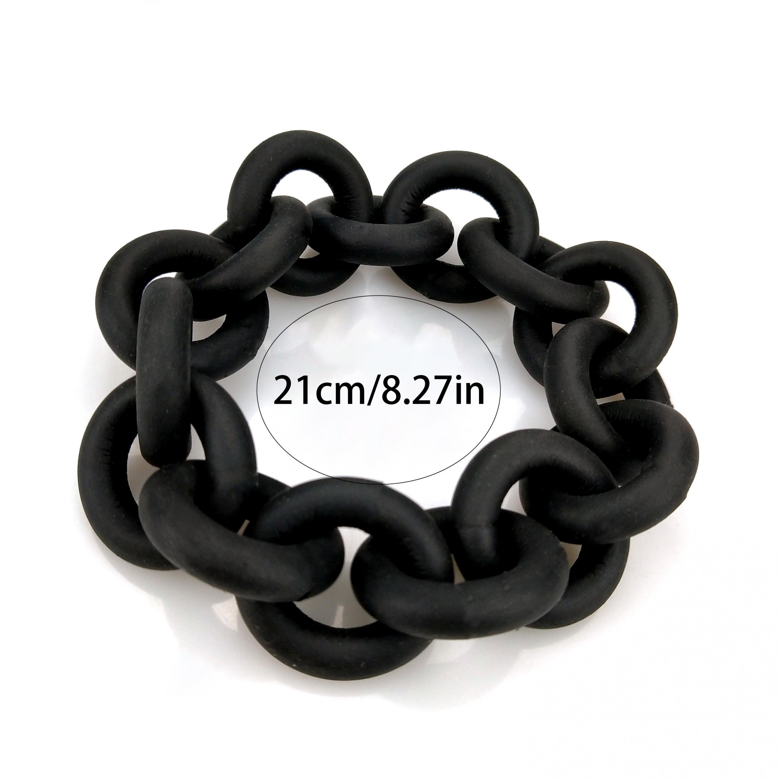 Gothic Multicolor Rubber Bracelet Jewelry