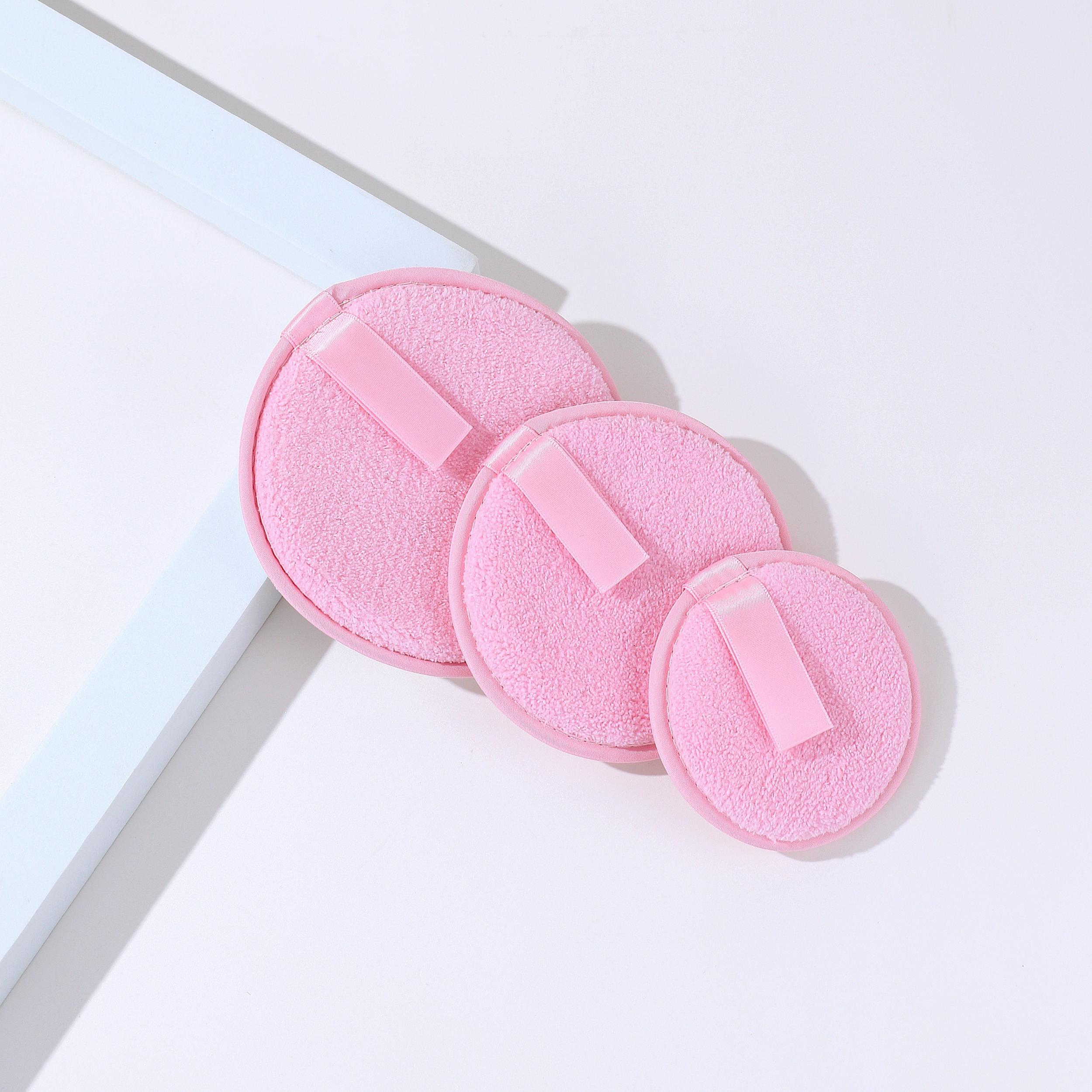 Round Makeup Remover Pad Cleansing Puff - Water Cycle Soft Face Puff