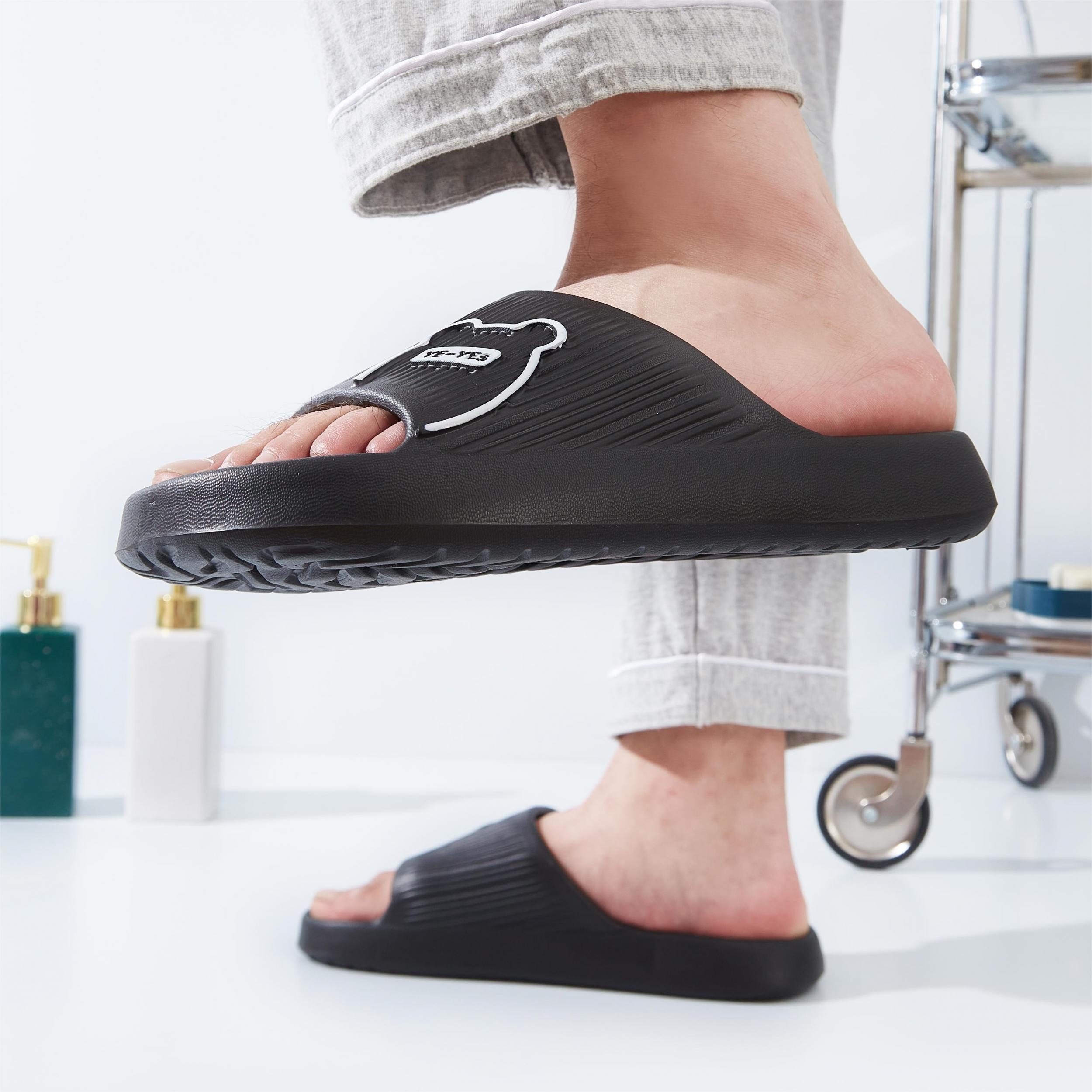 Men's Bear Slides Casual Non-slip Slippers - Assorted Colors