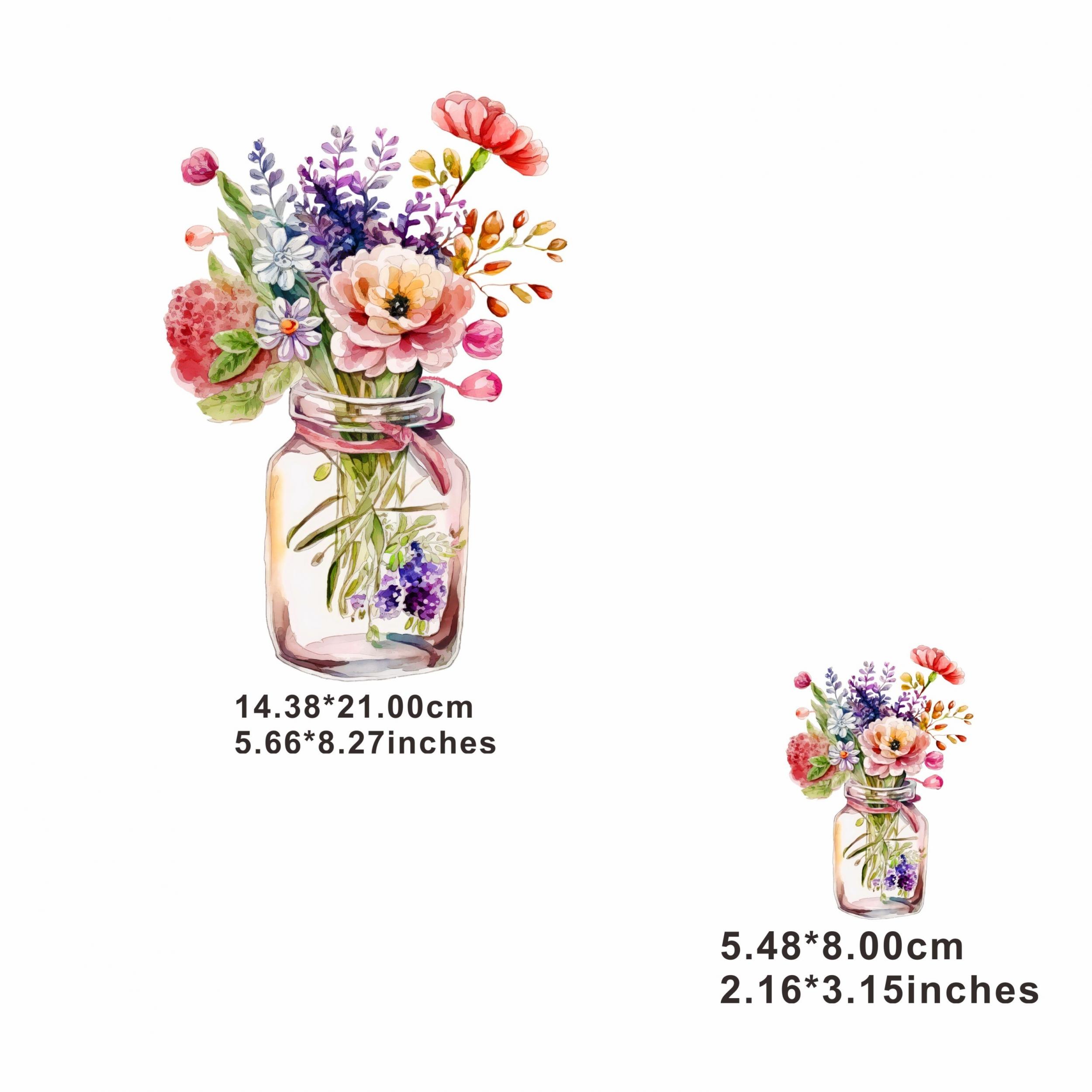 Creative Hand-Painted Hot Transfer Stickers for Clothing