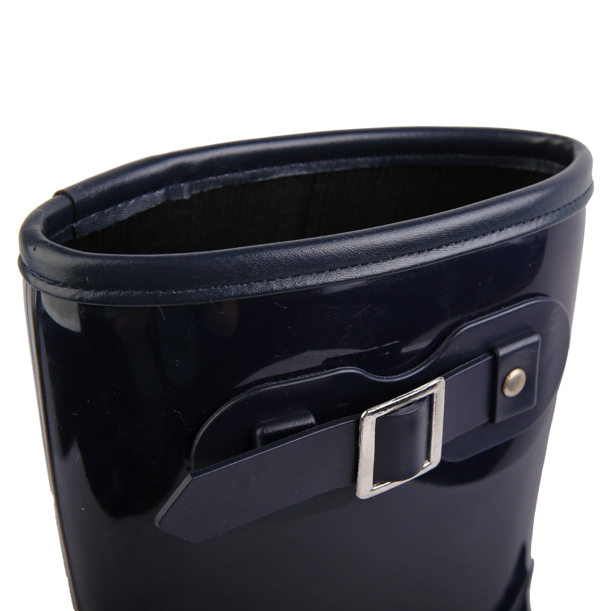 Waterproof Non Slip Rain Boots with PVC Buckle Decor
