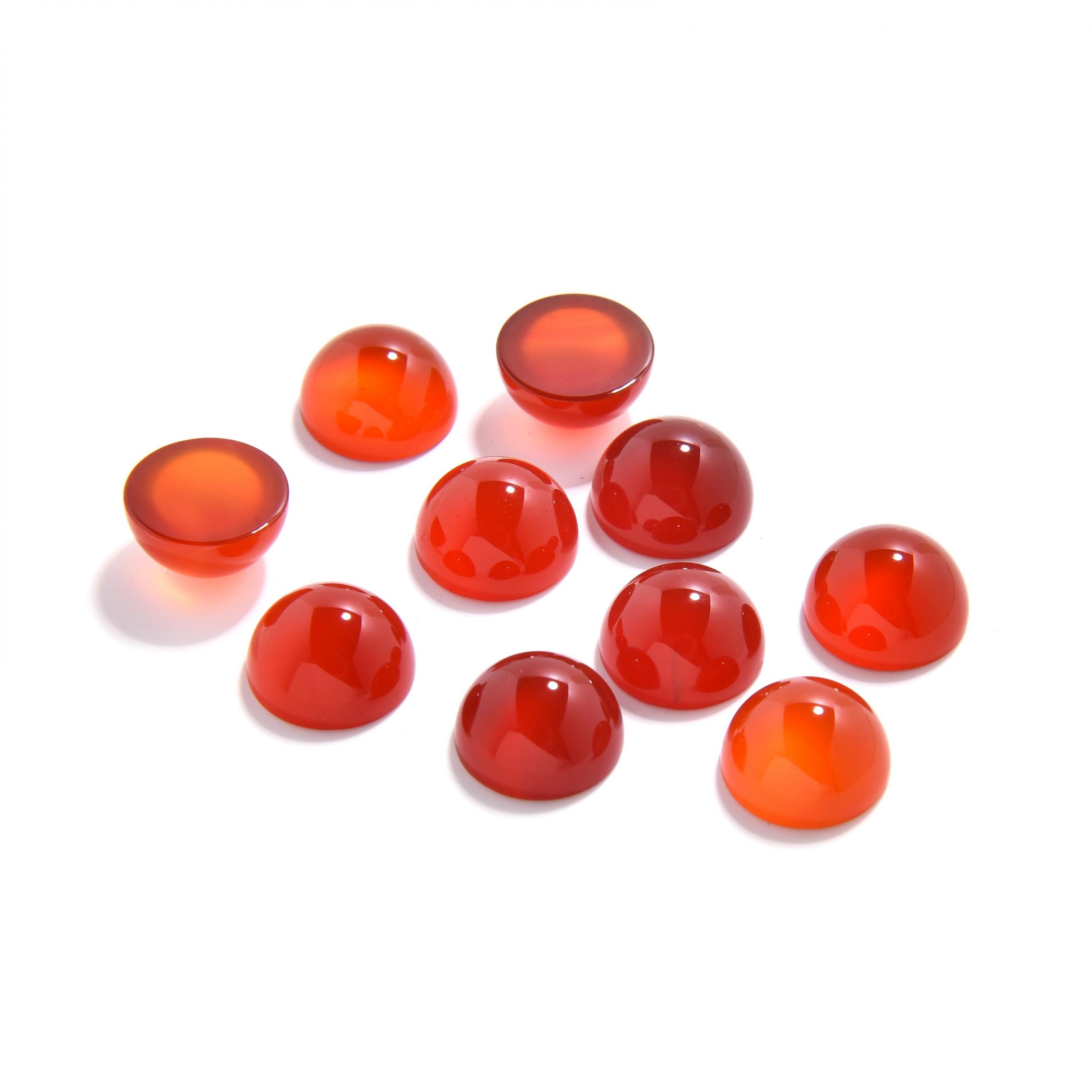 High end Red Agate Ring Surface Ruby Ring Surface Crystal Loose Beads
