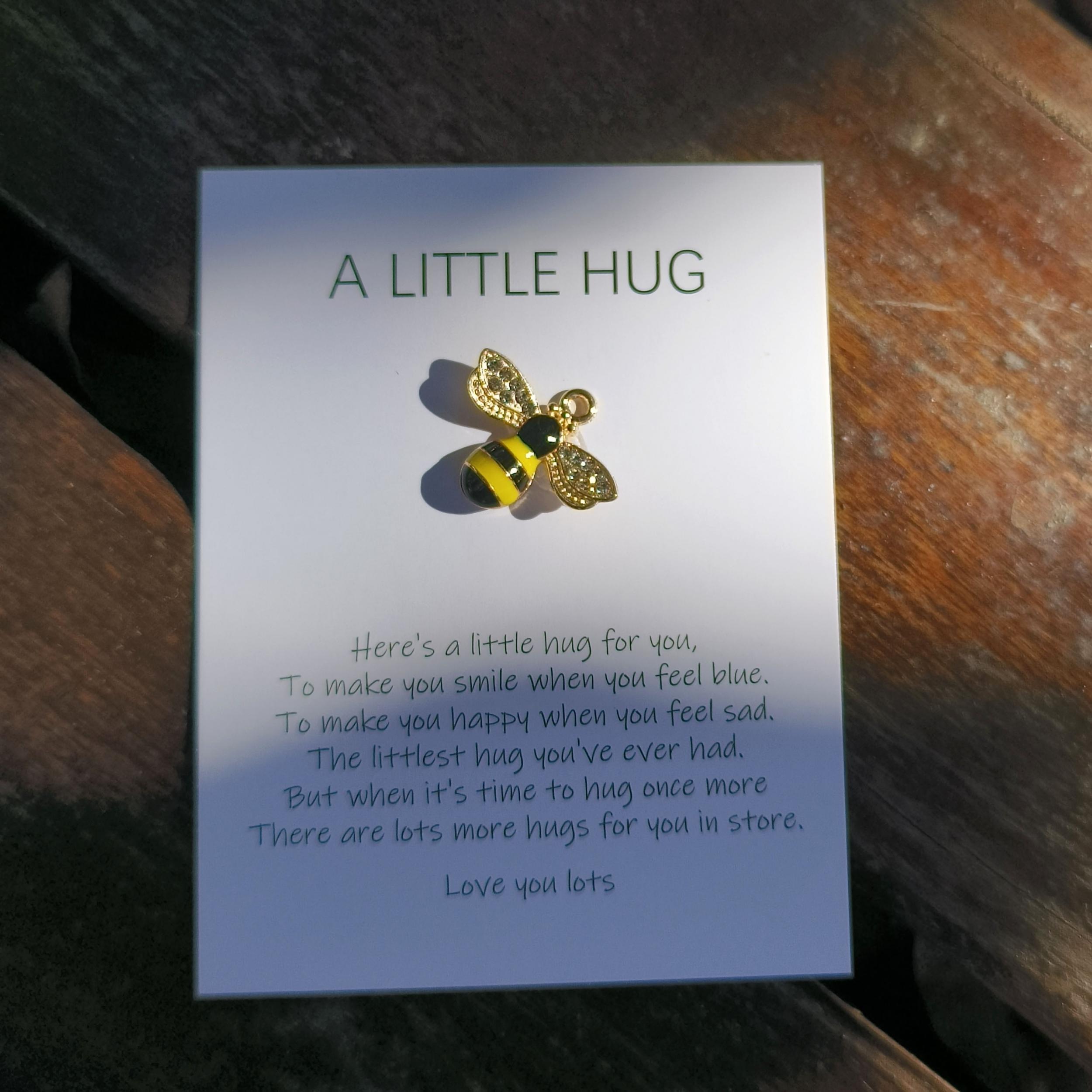 Bee Happy Pocket Hug Positivity Encouragement Gift