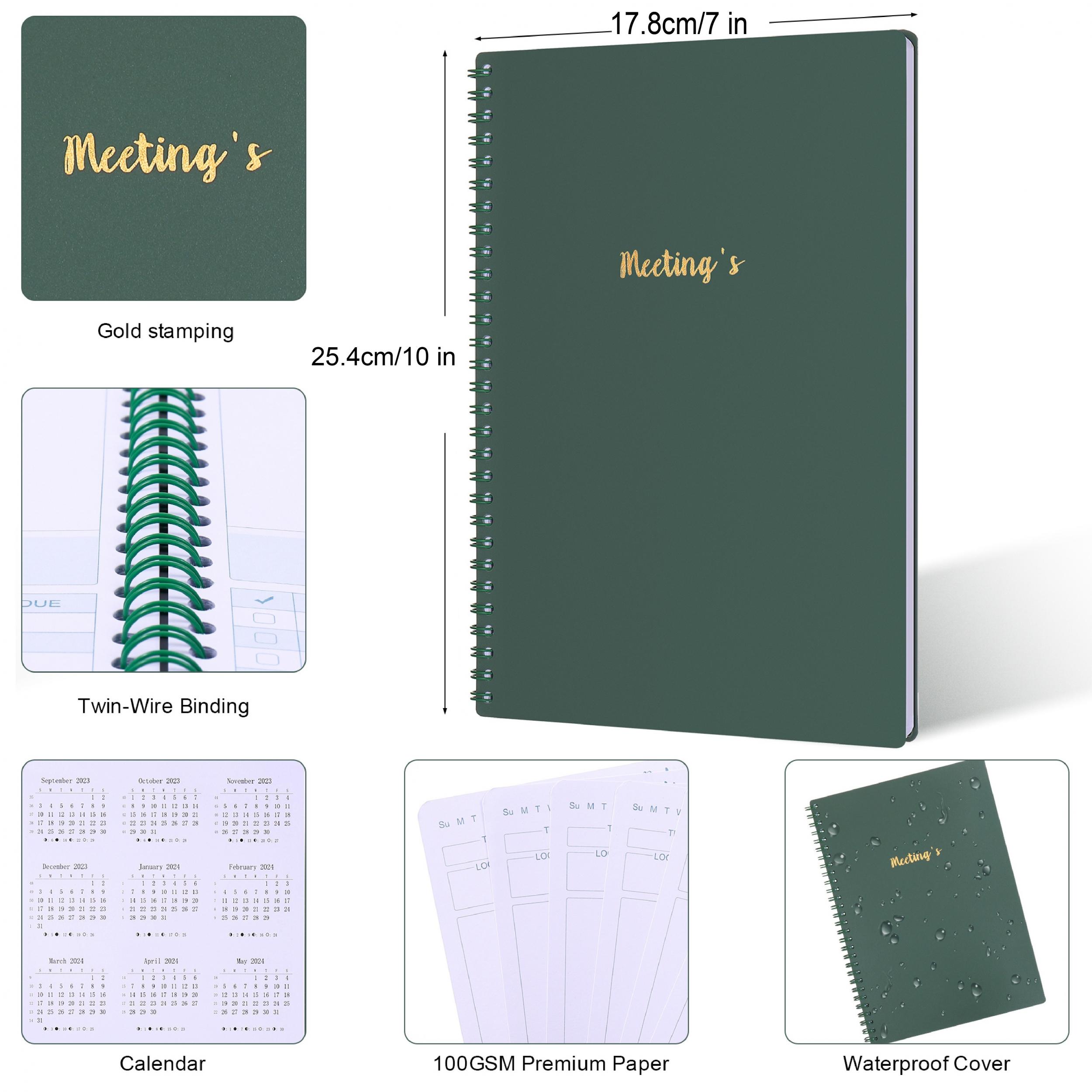 Work Meeting Notebook - Organize & Boost Productivity - Great for Office