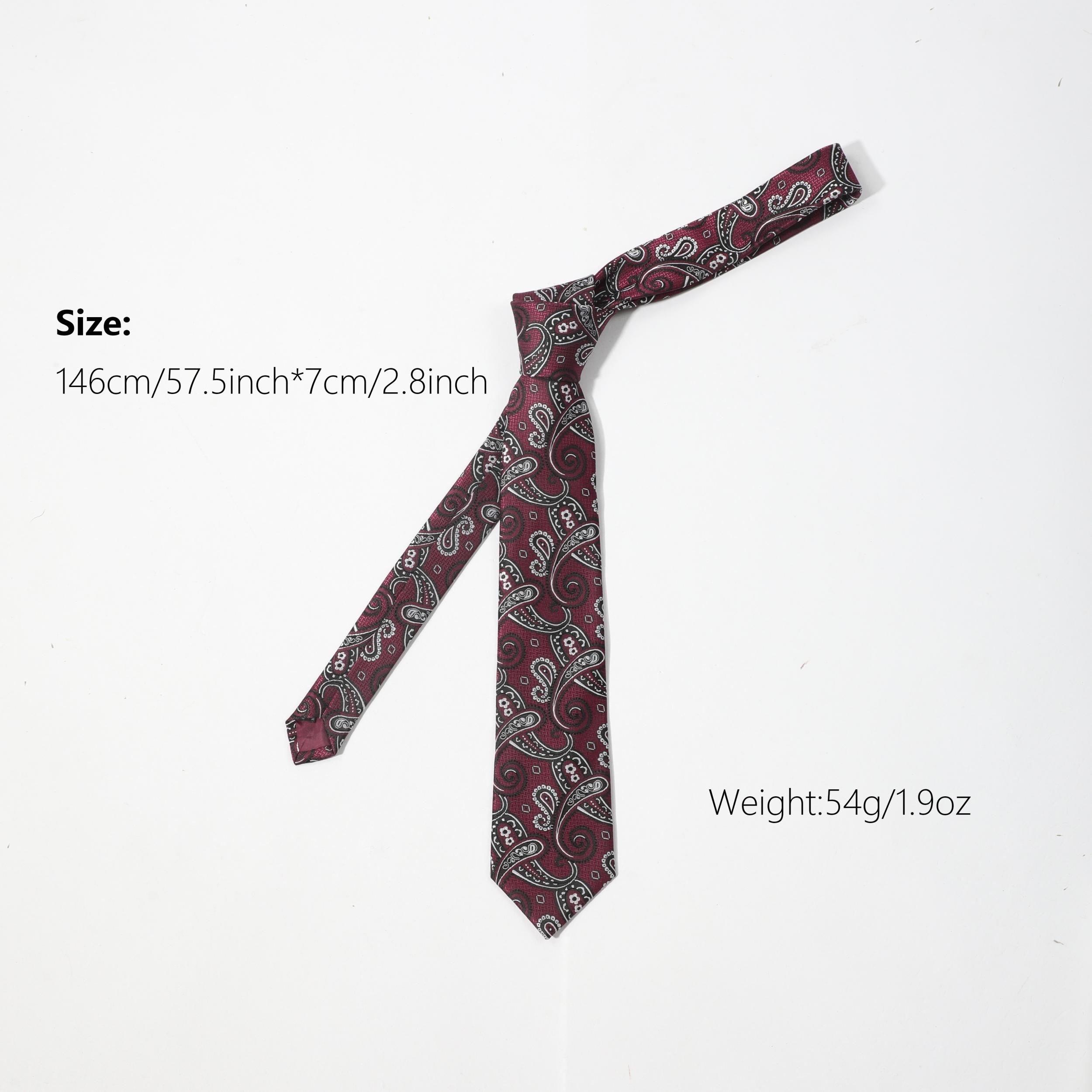 Men's Paisley Necktie Business Wedding Party Tie Great Gift