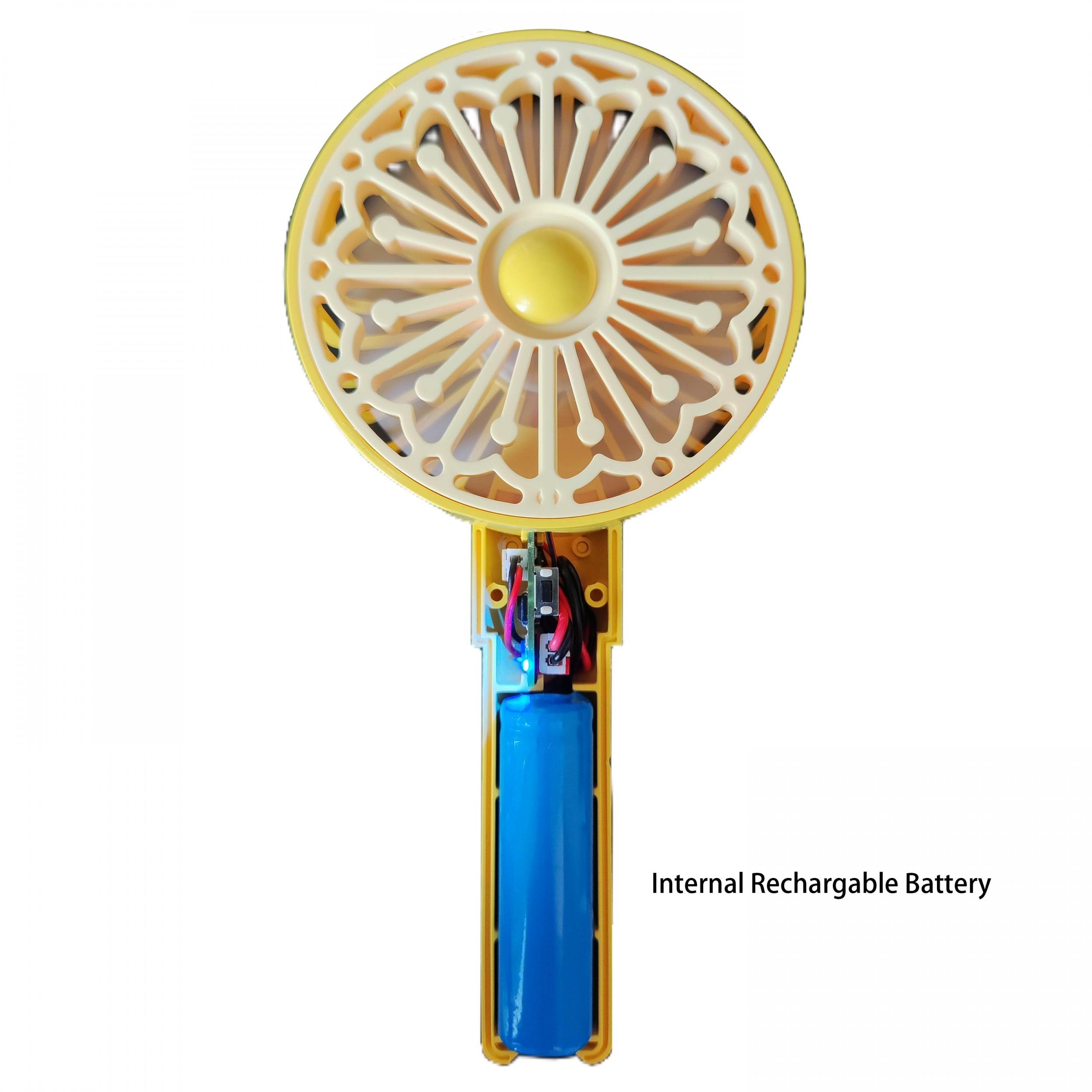 Portable USB Rechargeable Handheld Fan with Adjustable Speed
