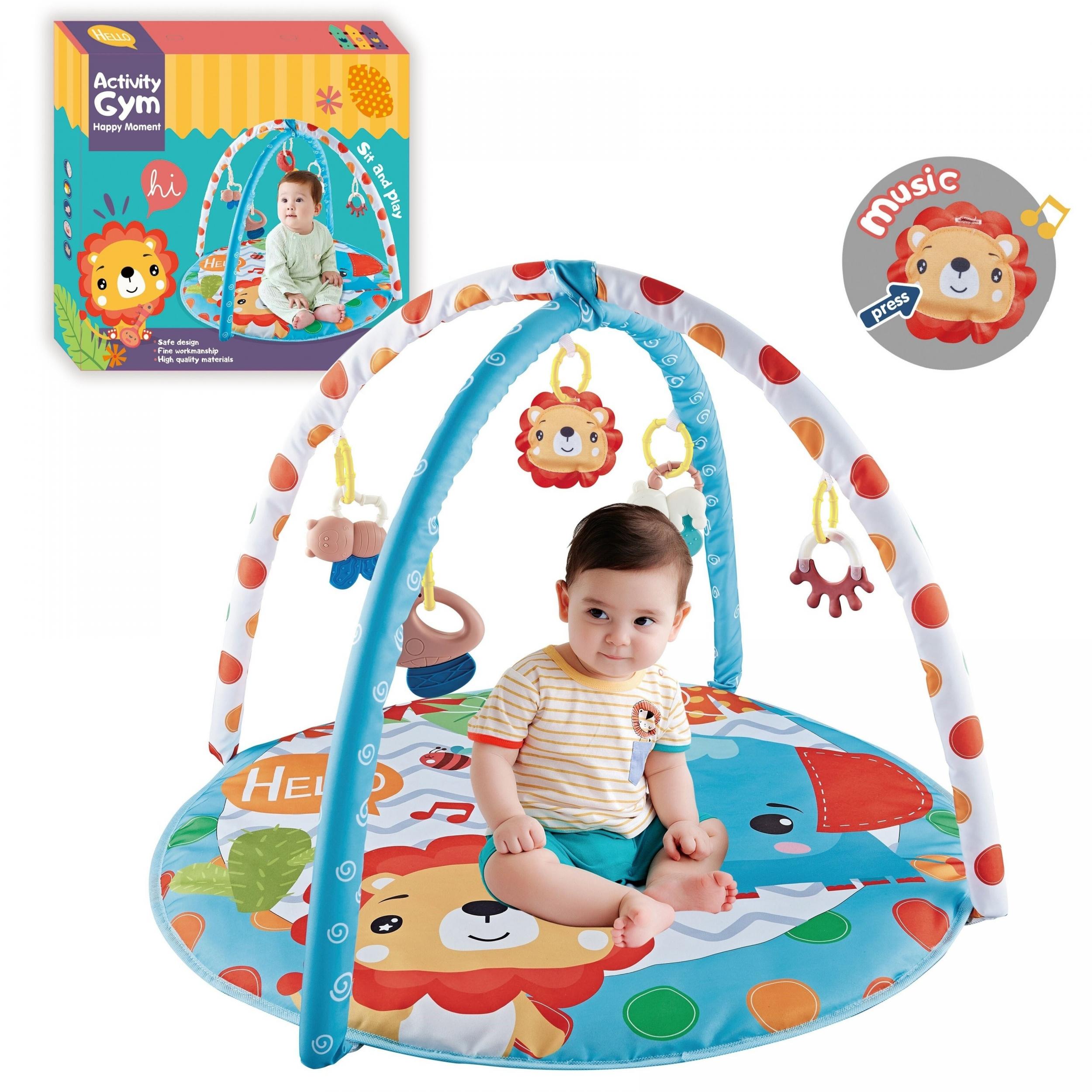 Baby Play Mat Activity Gym With Music Toys Sensory Motor Skill Development