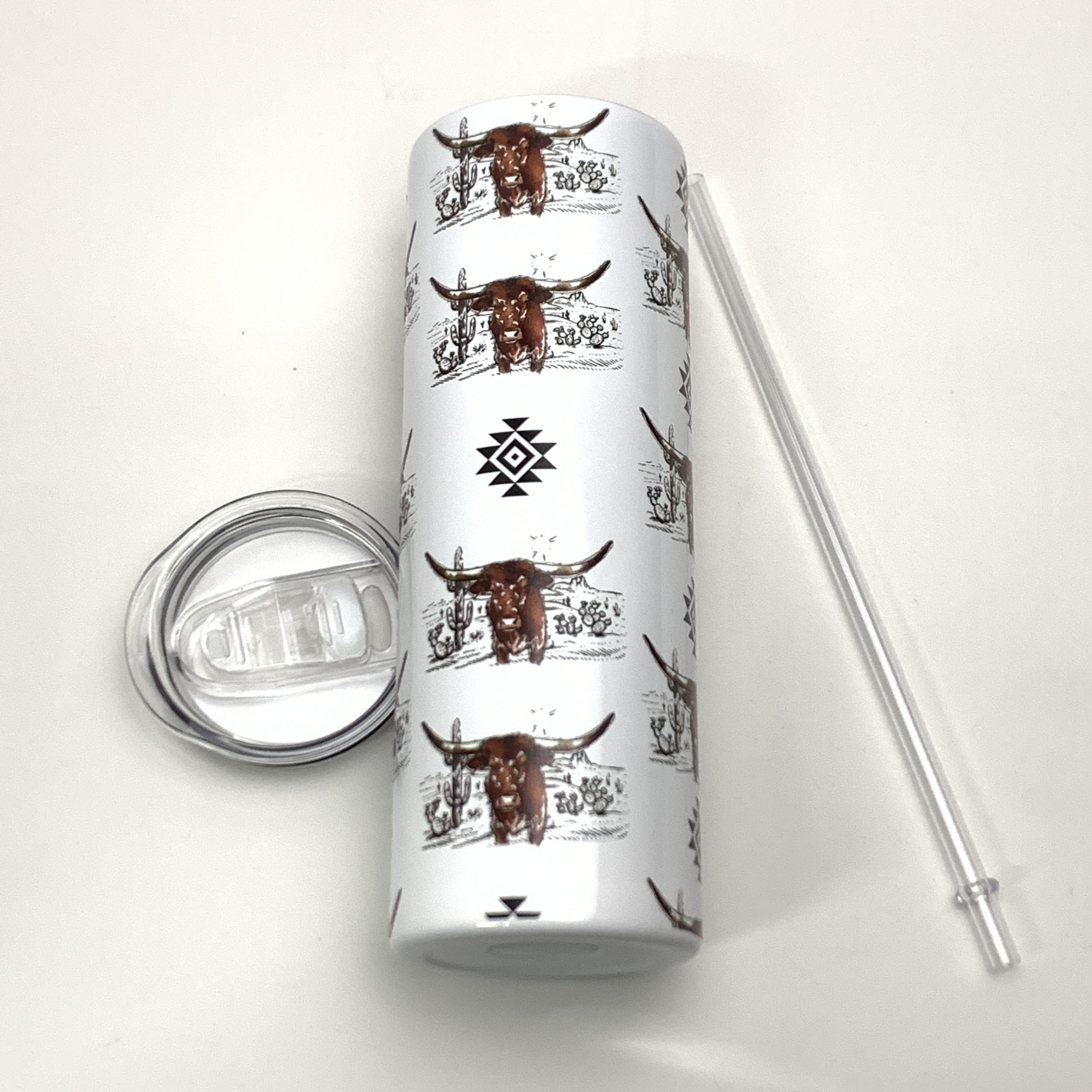 Cowboy Style Stainless Steel Water Bottle 590ml 20oz Leakproof Shatterproof Cup