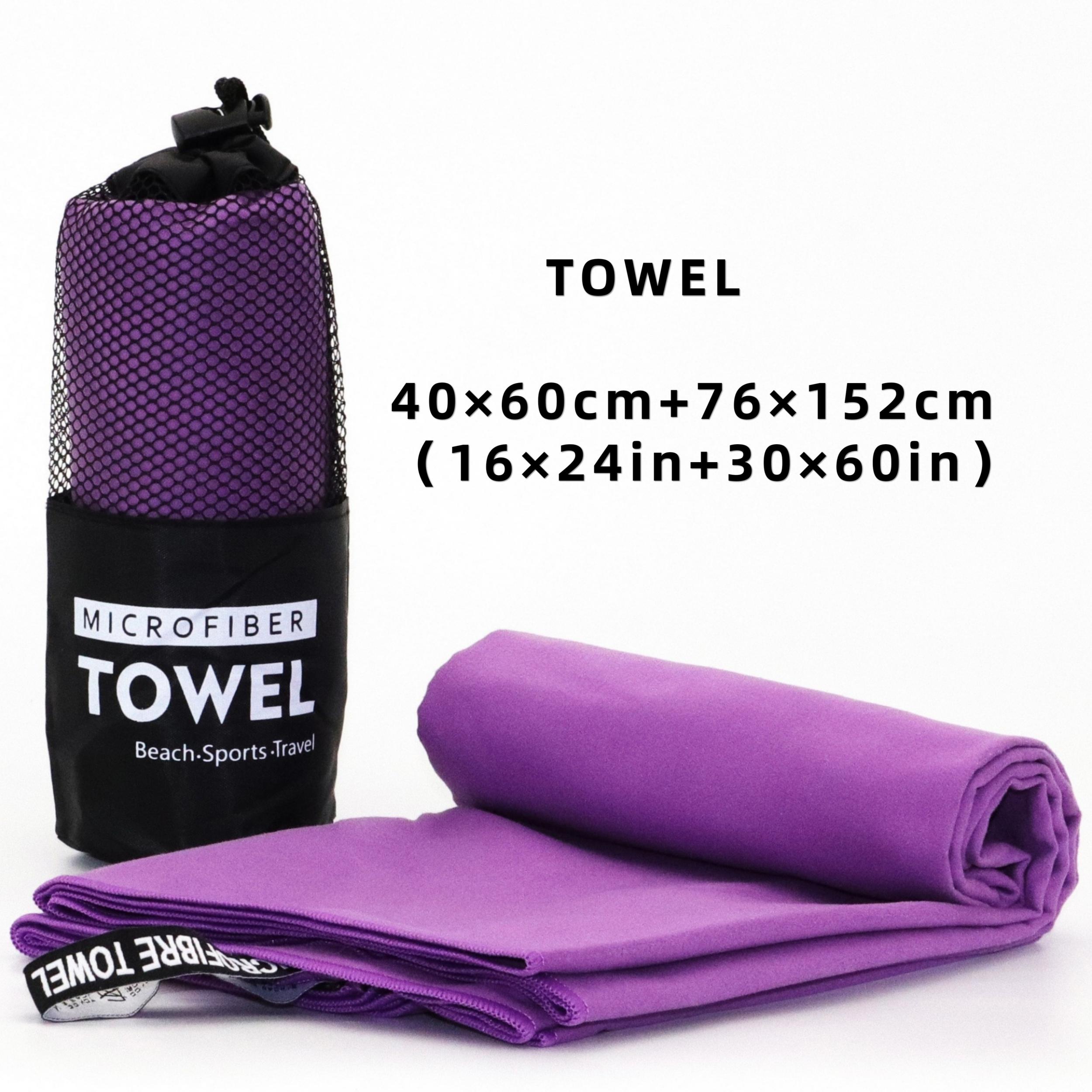 Microfiber Travel Towel for Camping Beach BackpackingHiking