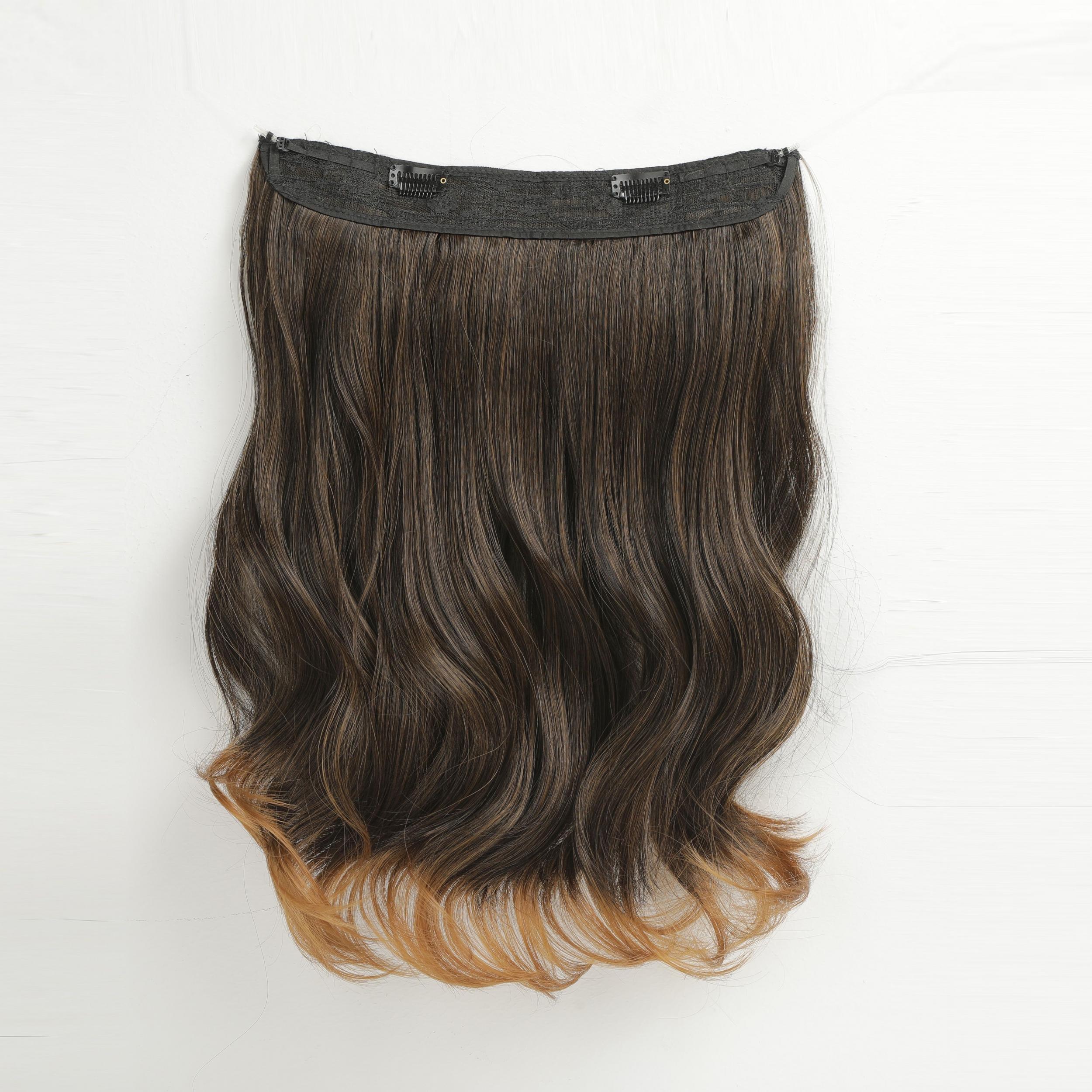 Curly Synthetic Hair Extensions for Daily Use