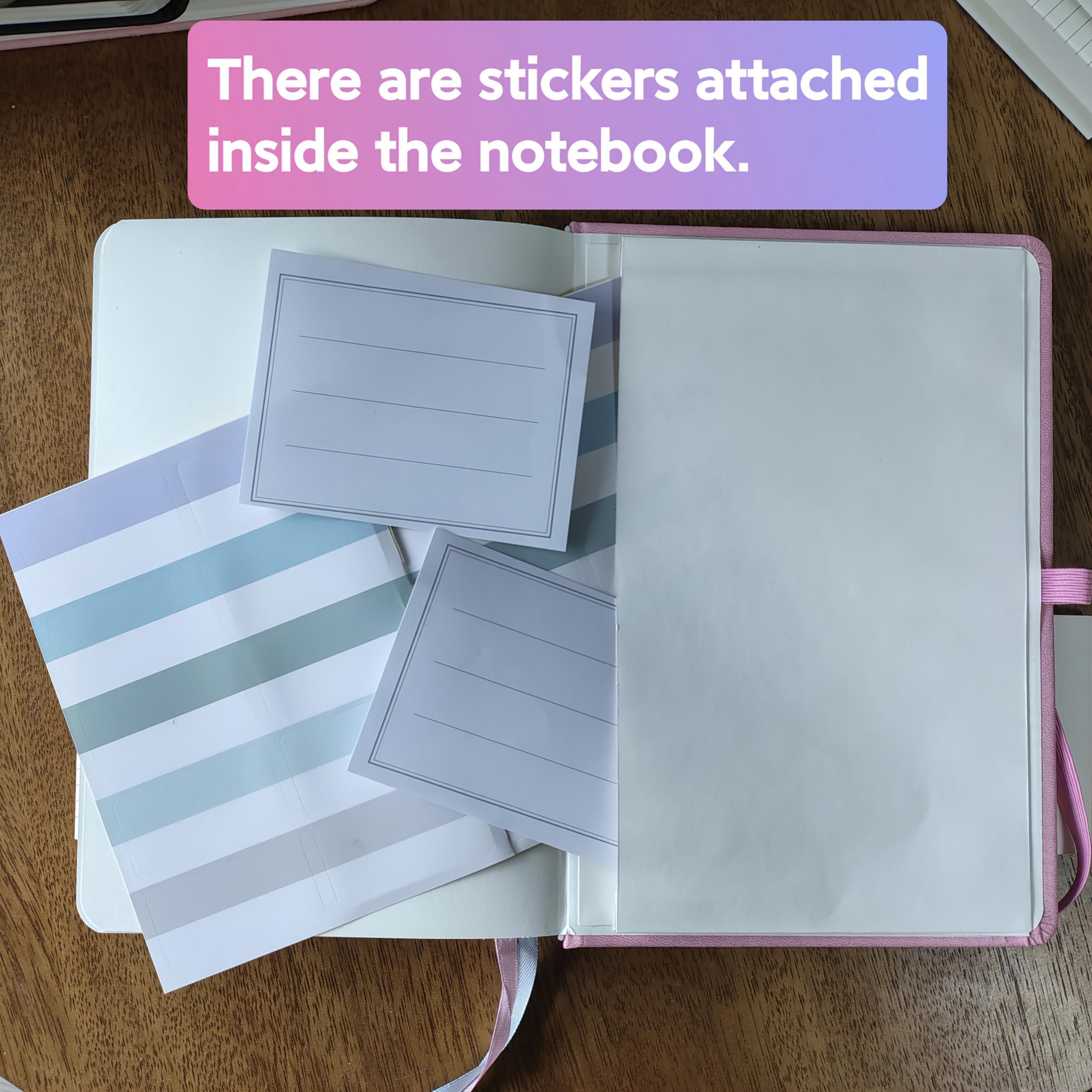 A5 Thickened Lined Notebook with Strap - 320 Pages
