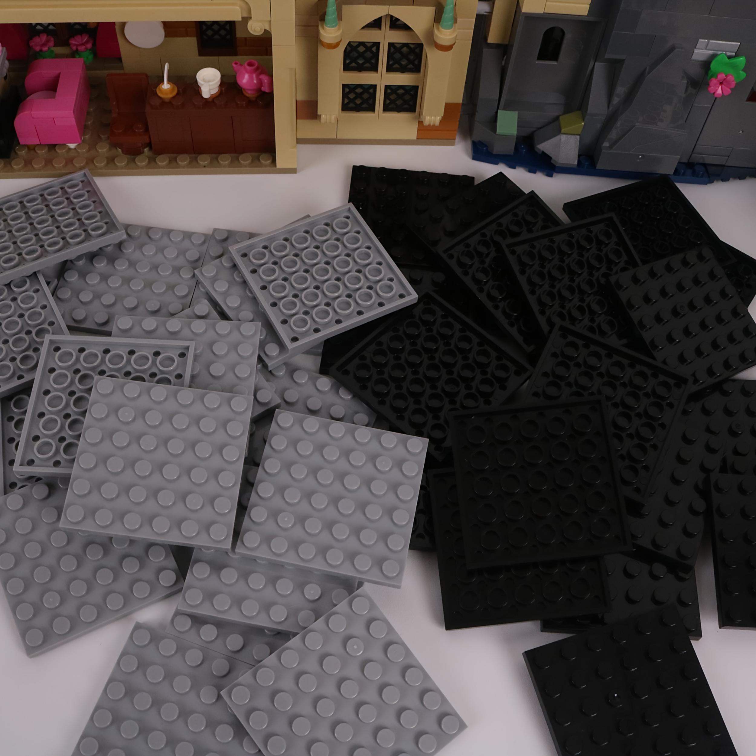 20pcs 6x6 High Brick Building Blocks MOC 3958 Compatible Durable ABS Material