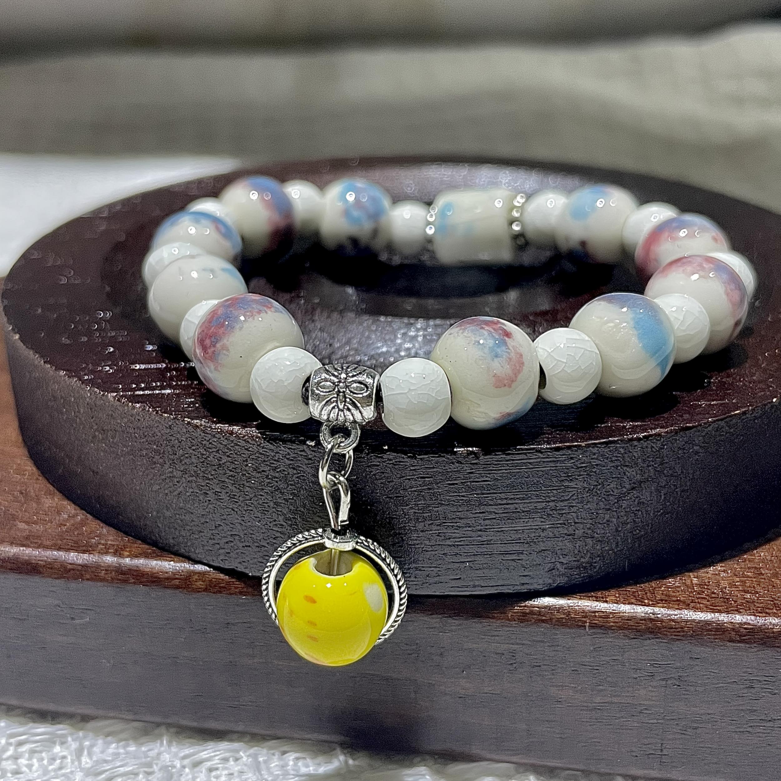 Sunstone Bracelet Natural Orange Moonlight Enhances Confidence