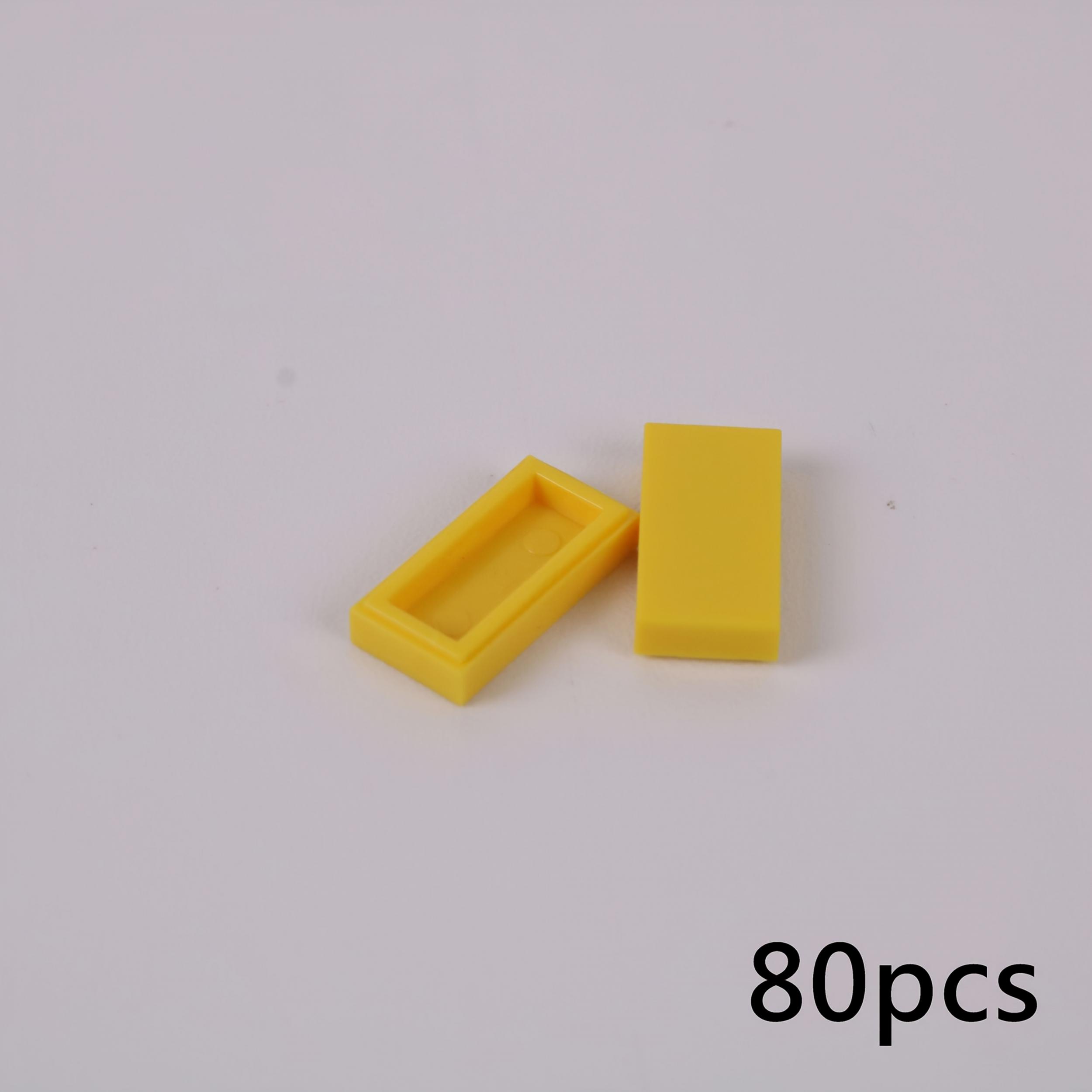 80pcs MOC 3069 Tire 1x2 Building Blocks Kit Light Board Bricks DIY Toy