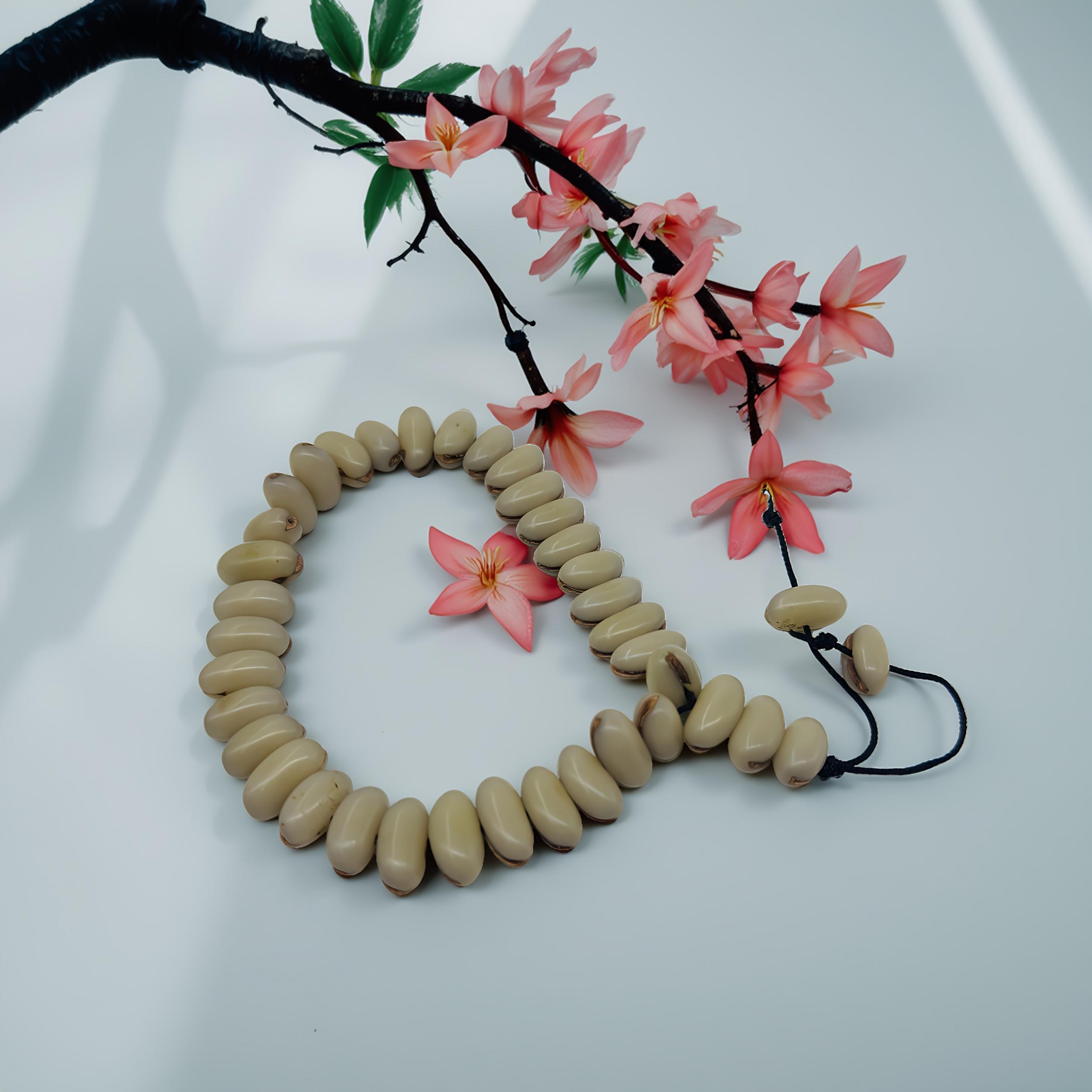 Red Date Seed Tahsiha Prayer Beads with Tassel