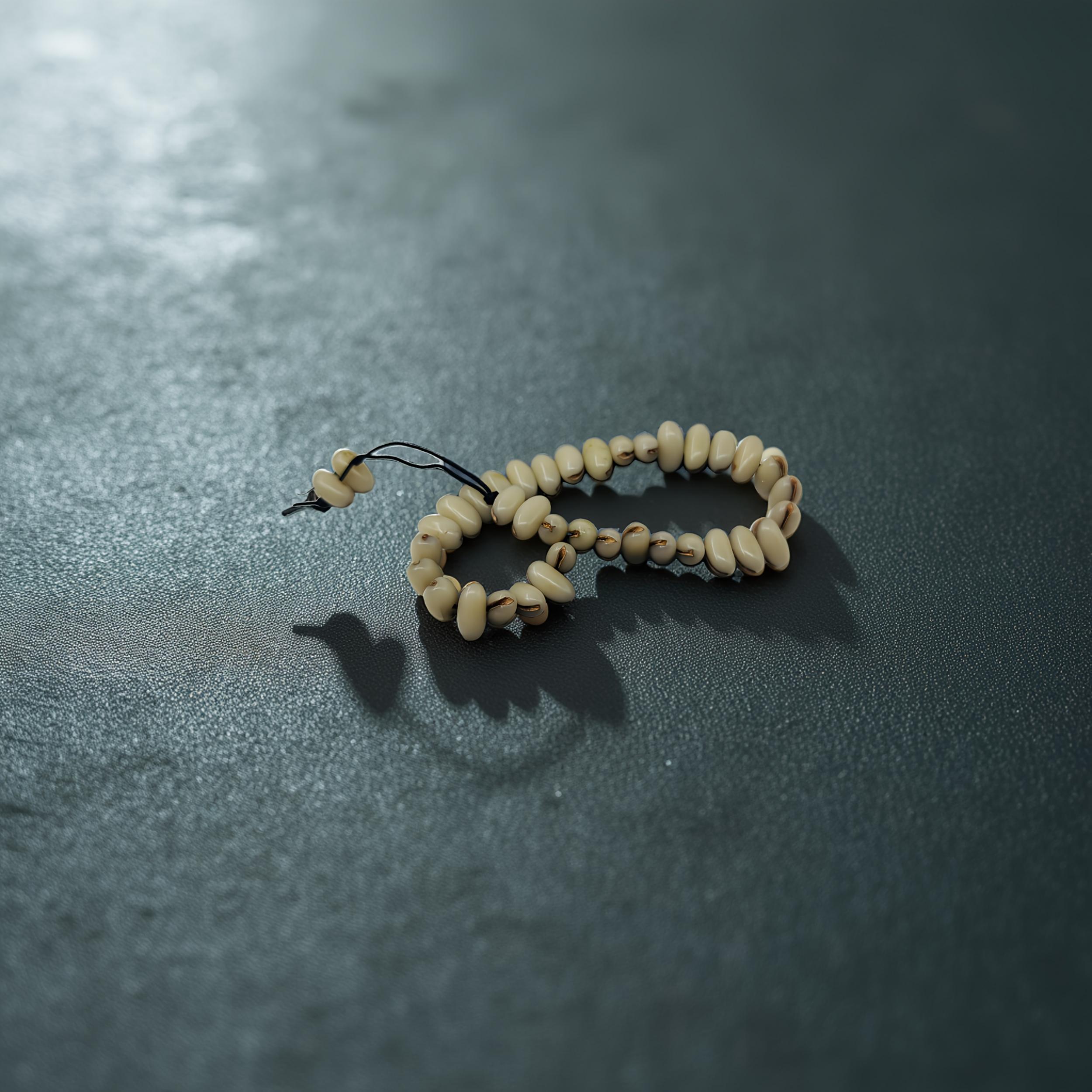 Red Date Seed Tahsiha Prayer Beads with Tassel